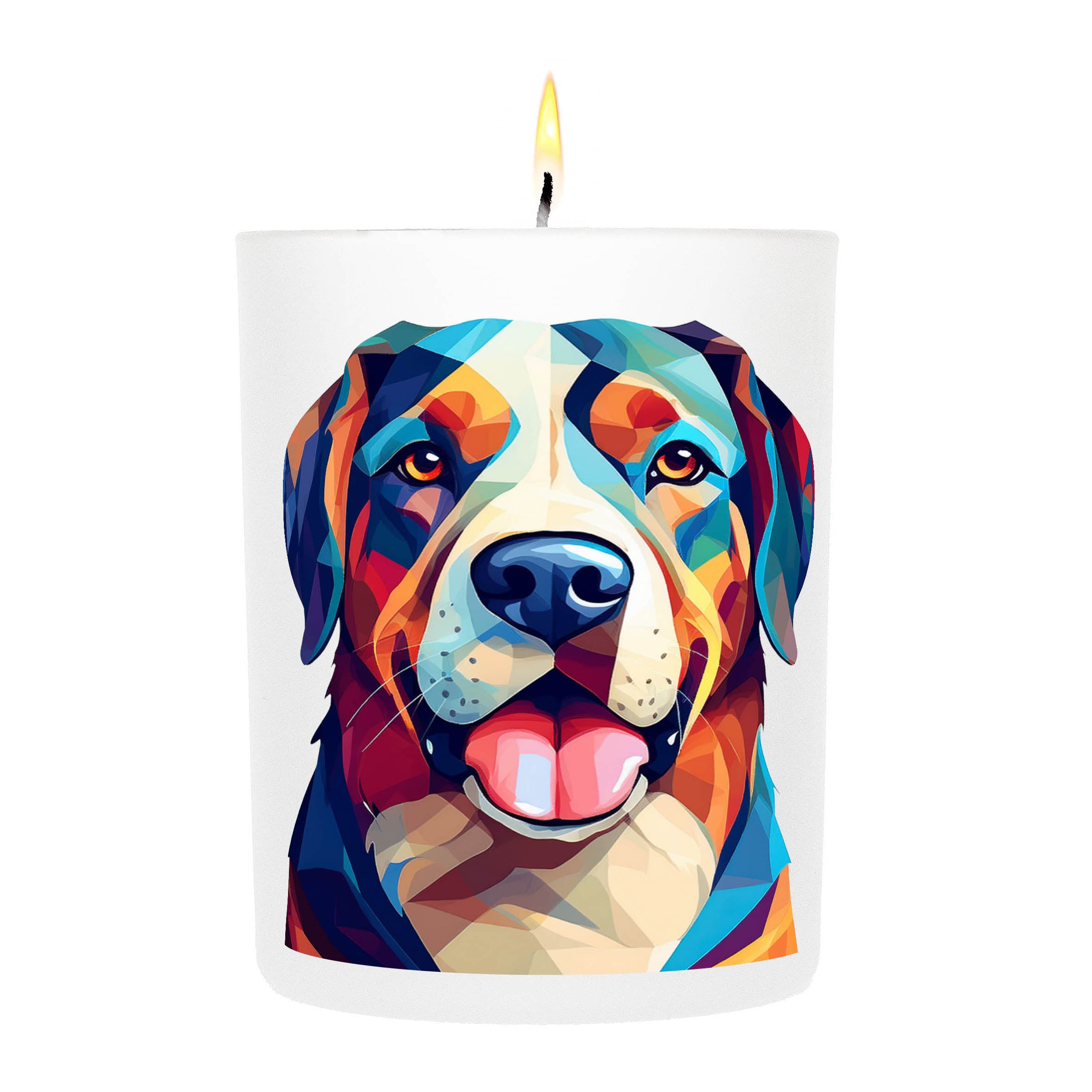 Bernese Mountain Dog Graphic Bold Dog Candle