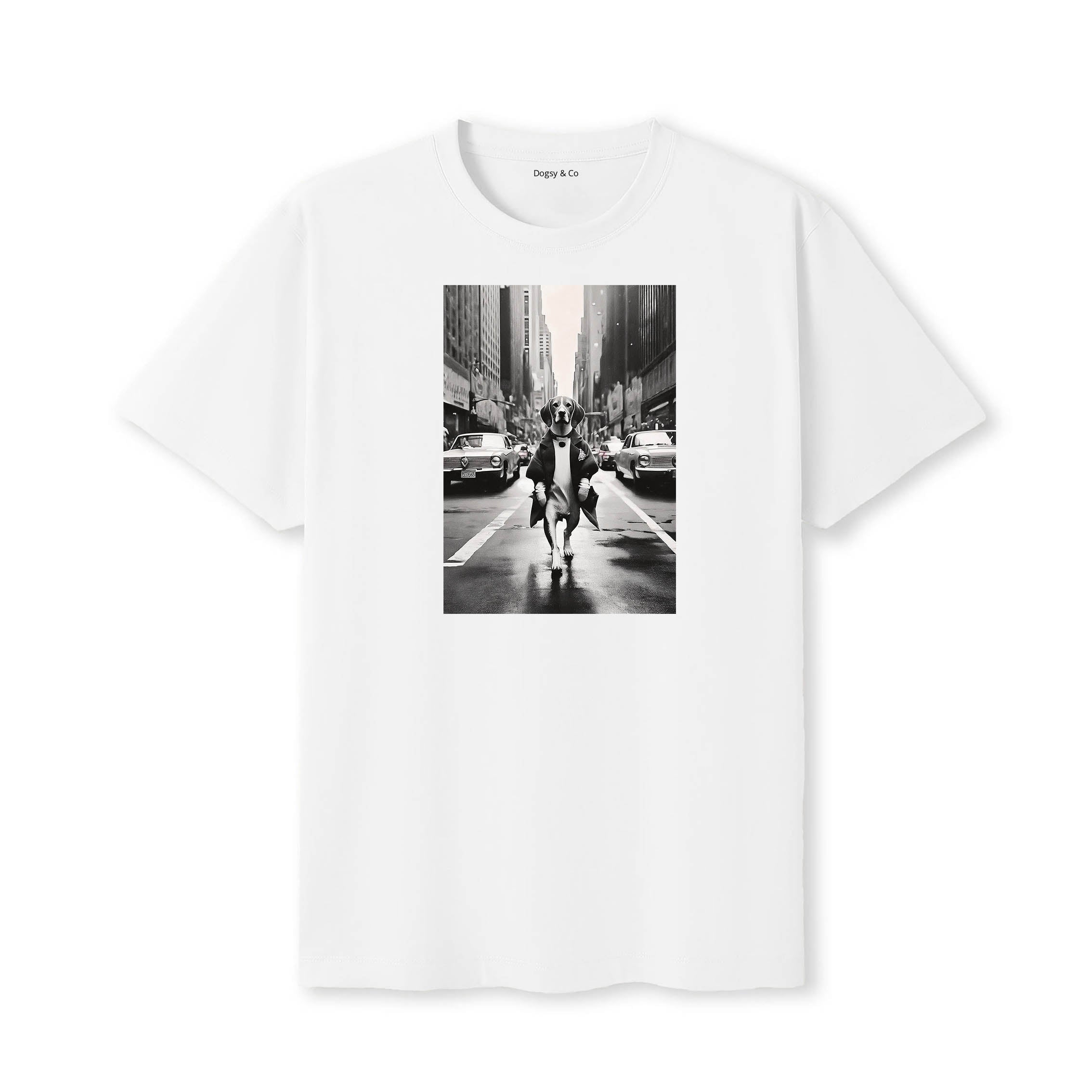Bernese Mountain Dog Dogsy Dean T-Shirt White