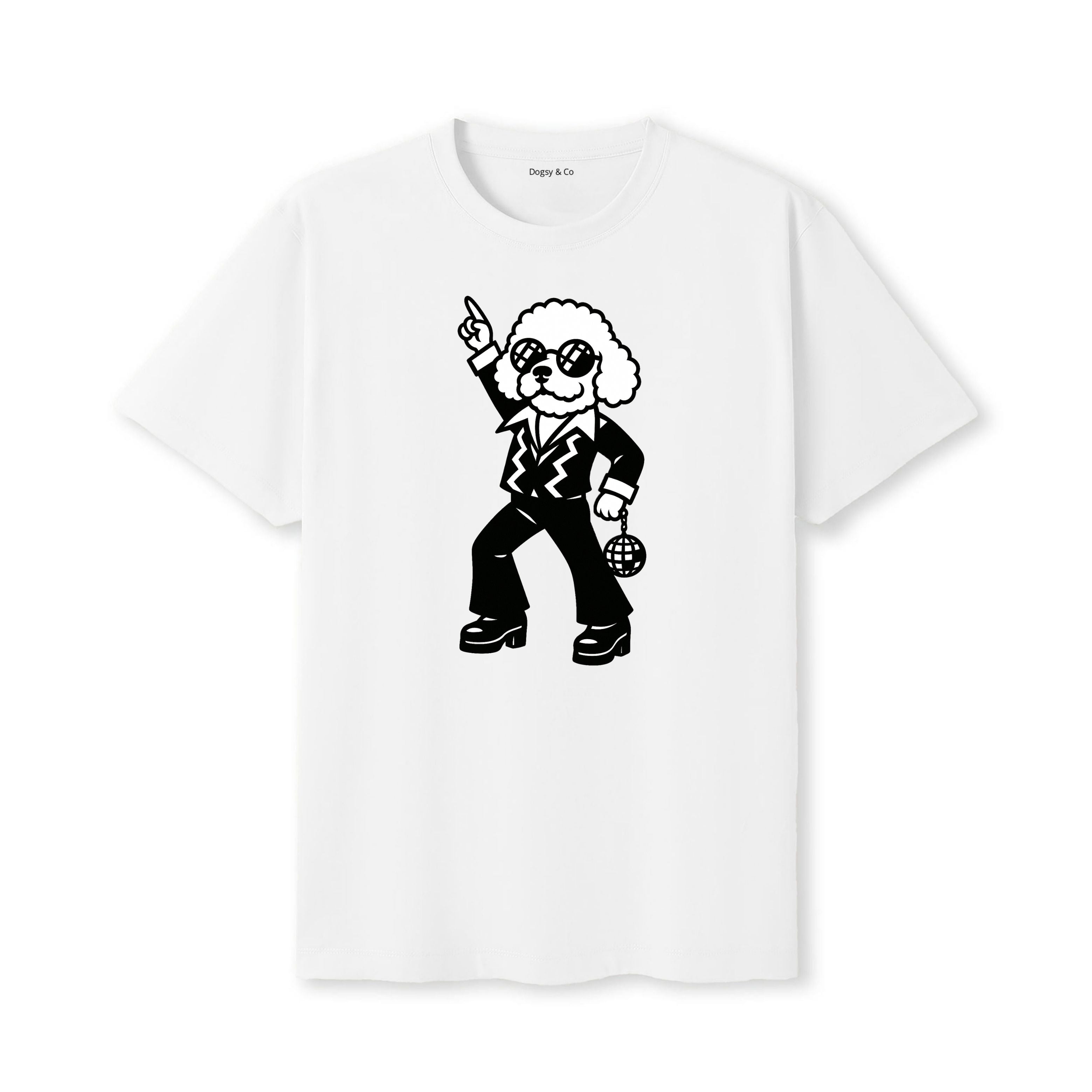 Bichon Frise Disco Doggo T-Shirt - alternate view