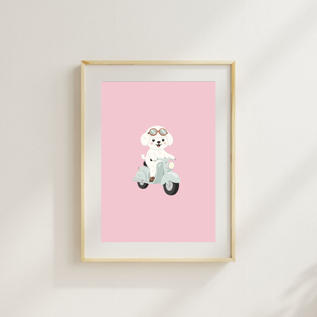 Bichon Frise Kids Nursery Wall Art Print Bundle — 22 Dog Costume Designs, 5 Colours, 6 Print Sizes | Digital Download
