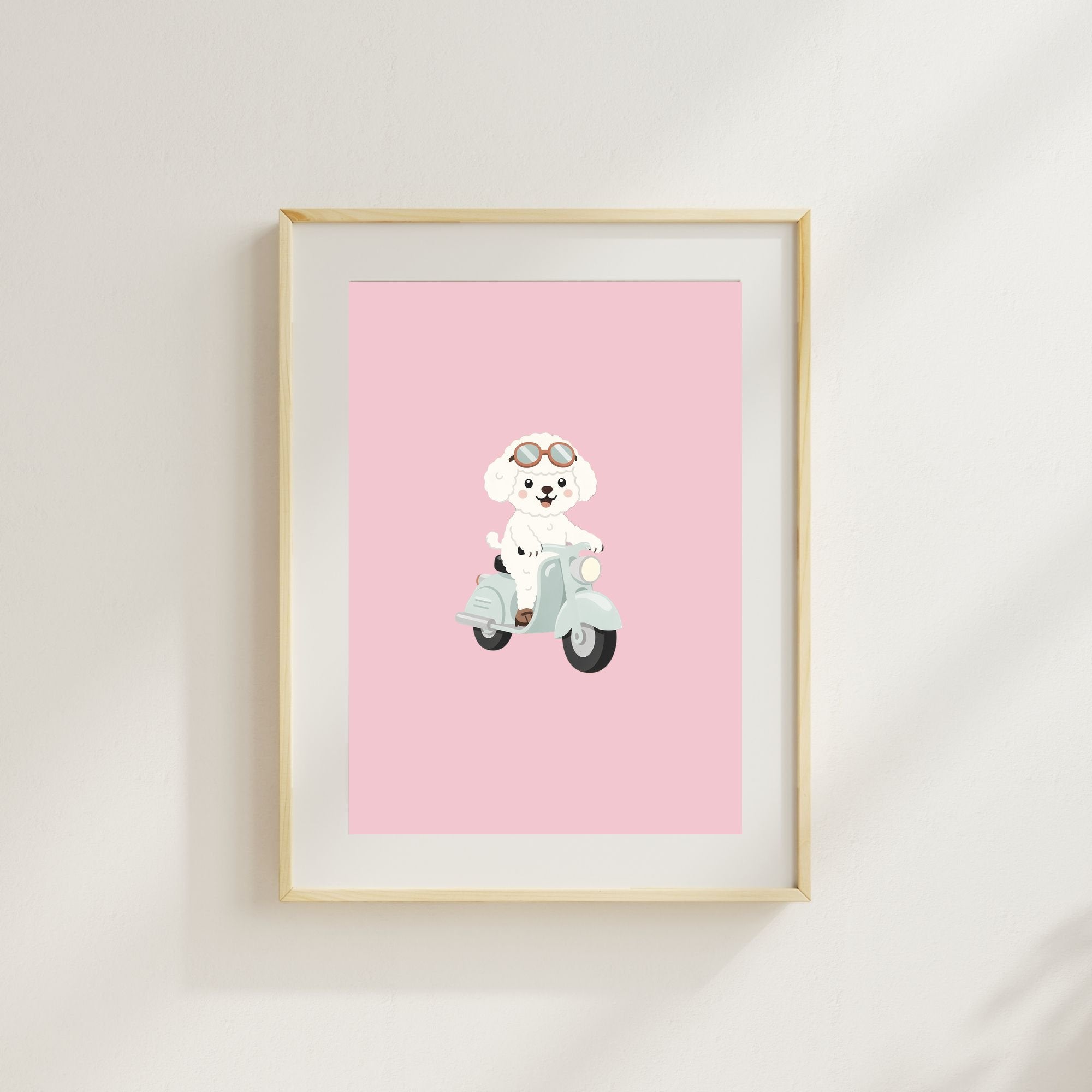 Bichon Frise Kids Nursery Wall Art Print Bundle — 22 Dog Costume Designs, 5 Colours, 6 Print Sizes | Digital Download