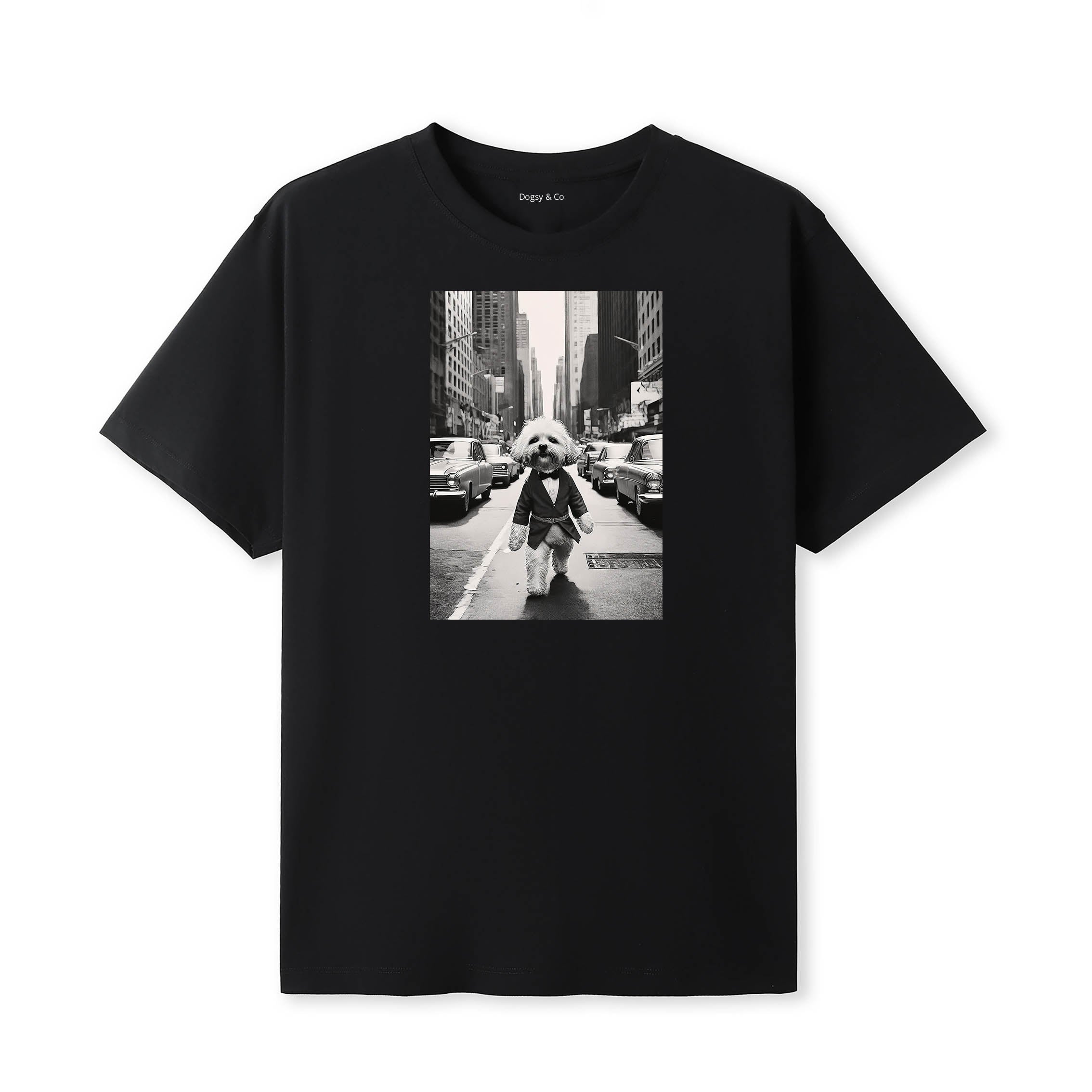 Bichon Frise Dogsy Dean T-Shirt Black