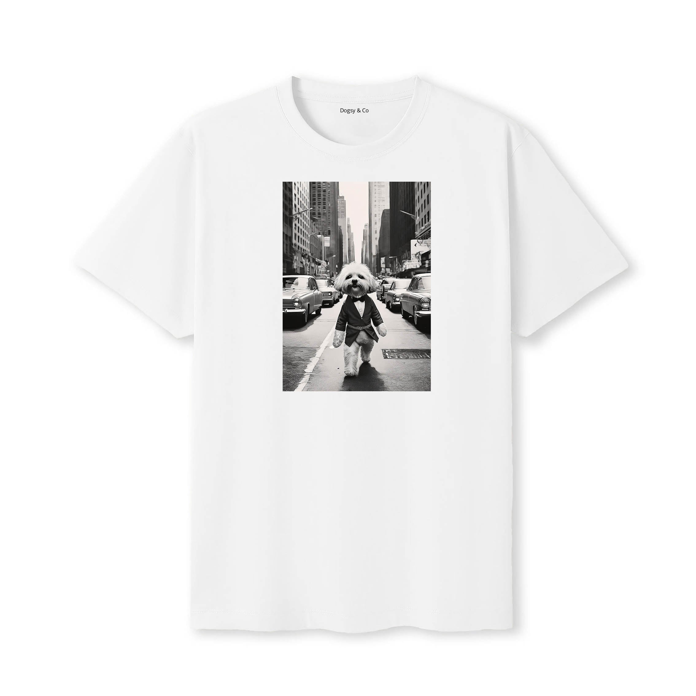 Bichon Frise Dogsy Dean T-Shirt White