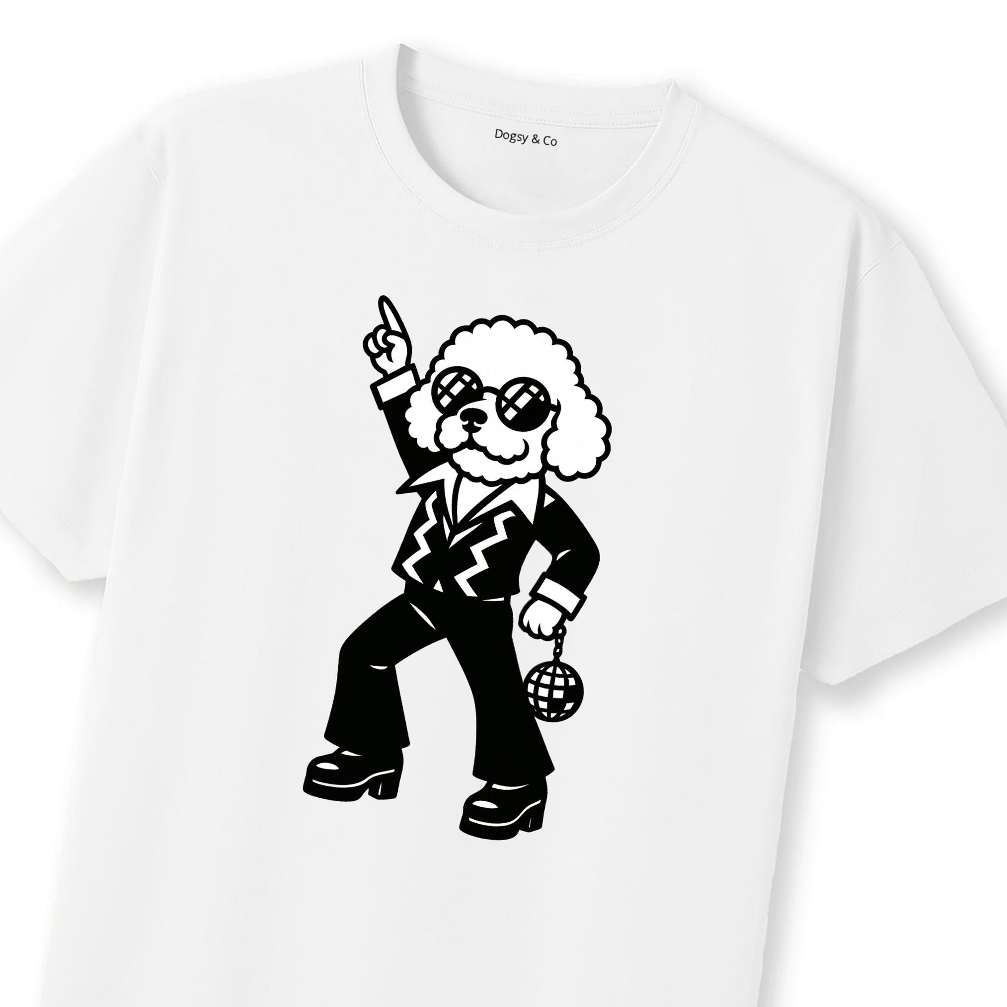 Bichon Frise Disco Doggo T-Shirt | Dogsy & Co