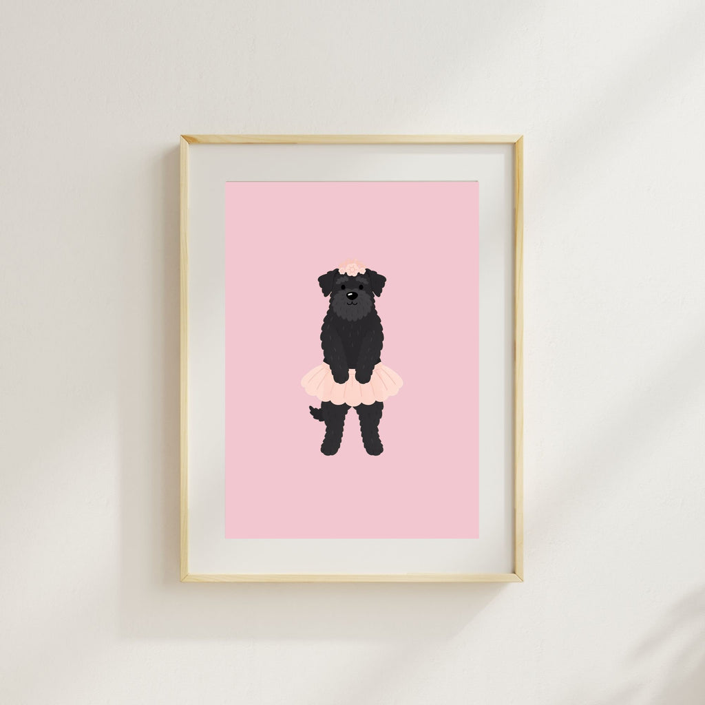 Black Russian Terrier Kids Nursery Wall Art Print Bundle — 22 Dog Costume Designs, 5 Colours, 6 Print Sizes | Digital Download
