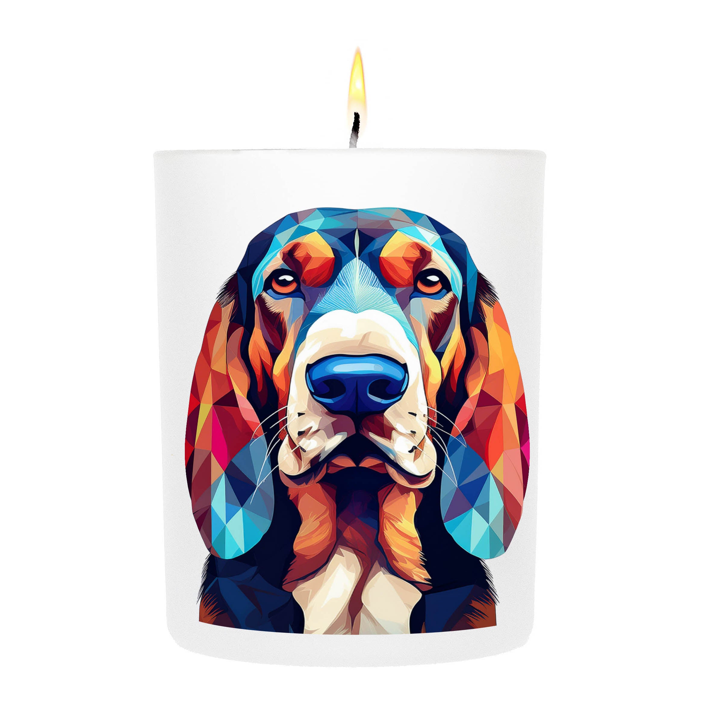Bloodhound Graphic Bold Dog Candle