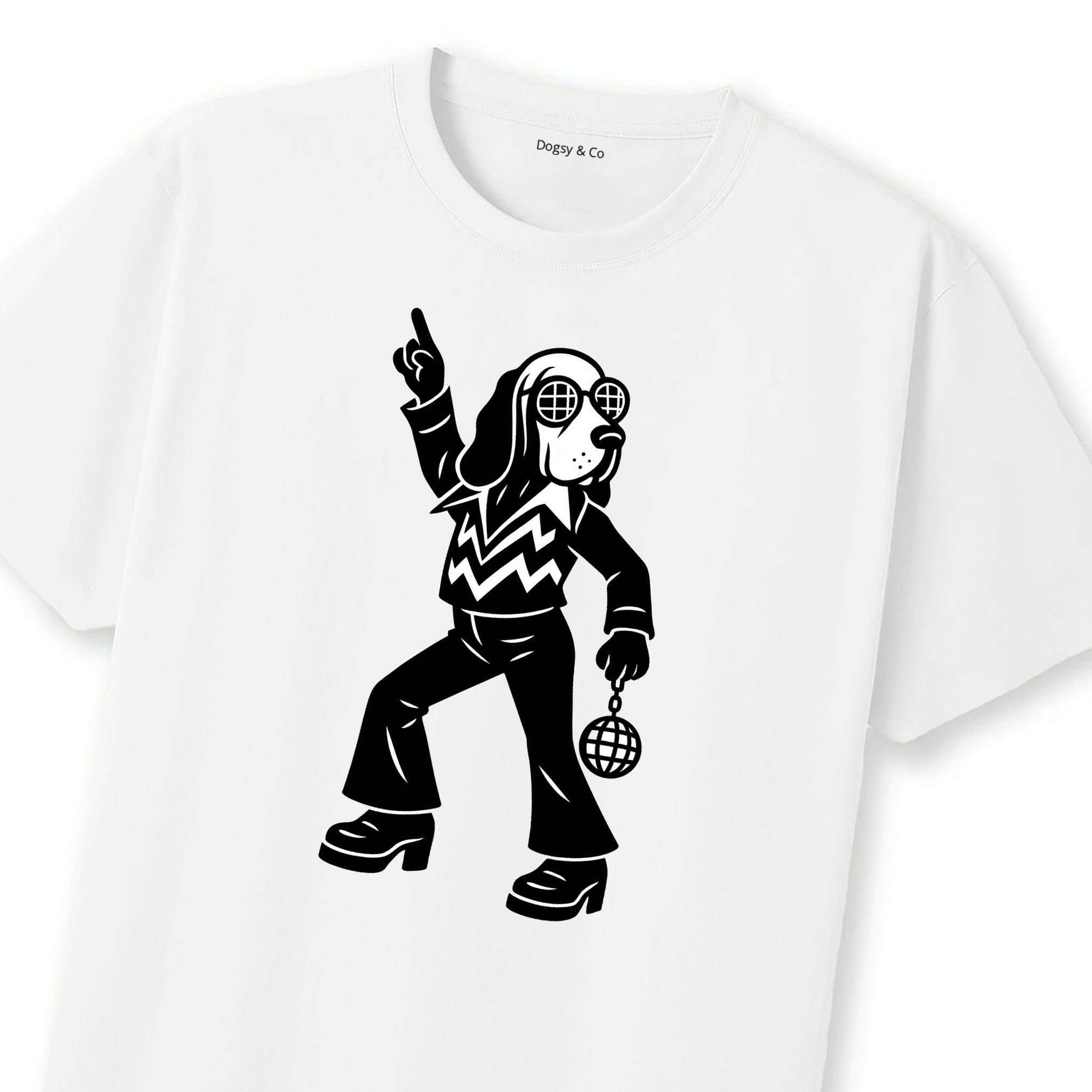 Bloodhound Disco Doggo T-Shirt | Dogsy & Co