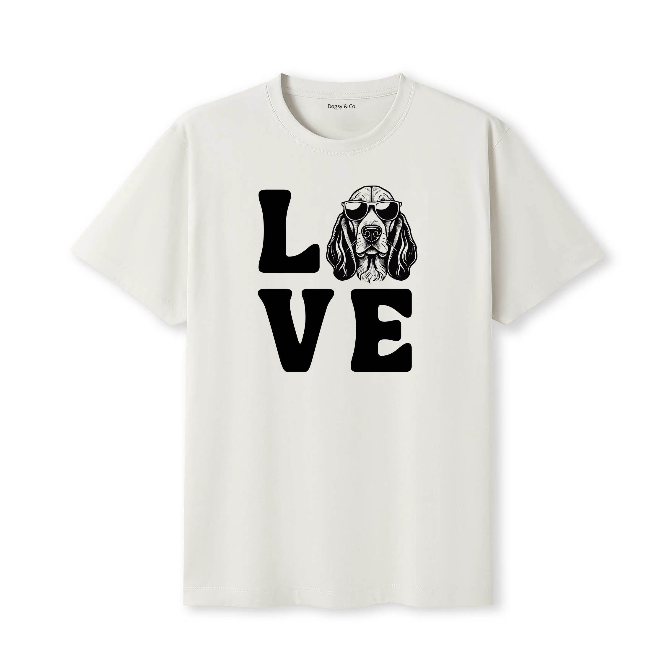 Bloodhound LOVE DOGS Tshirt - Natural