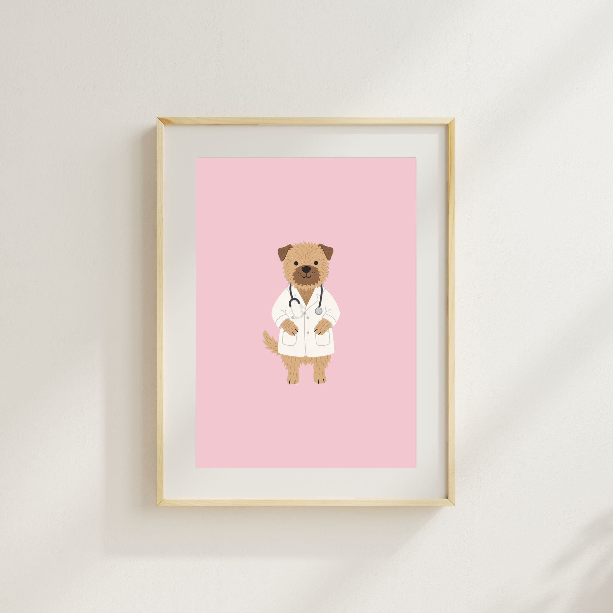 Border Terrier Kids Nursery Wall Art Print Bundle — 22 Dog Costume Designs, 5 Colours, 6 Print Sizes | Digital Download