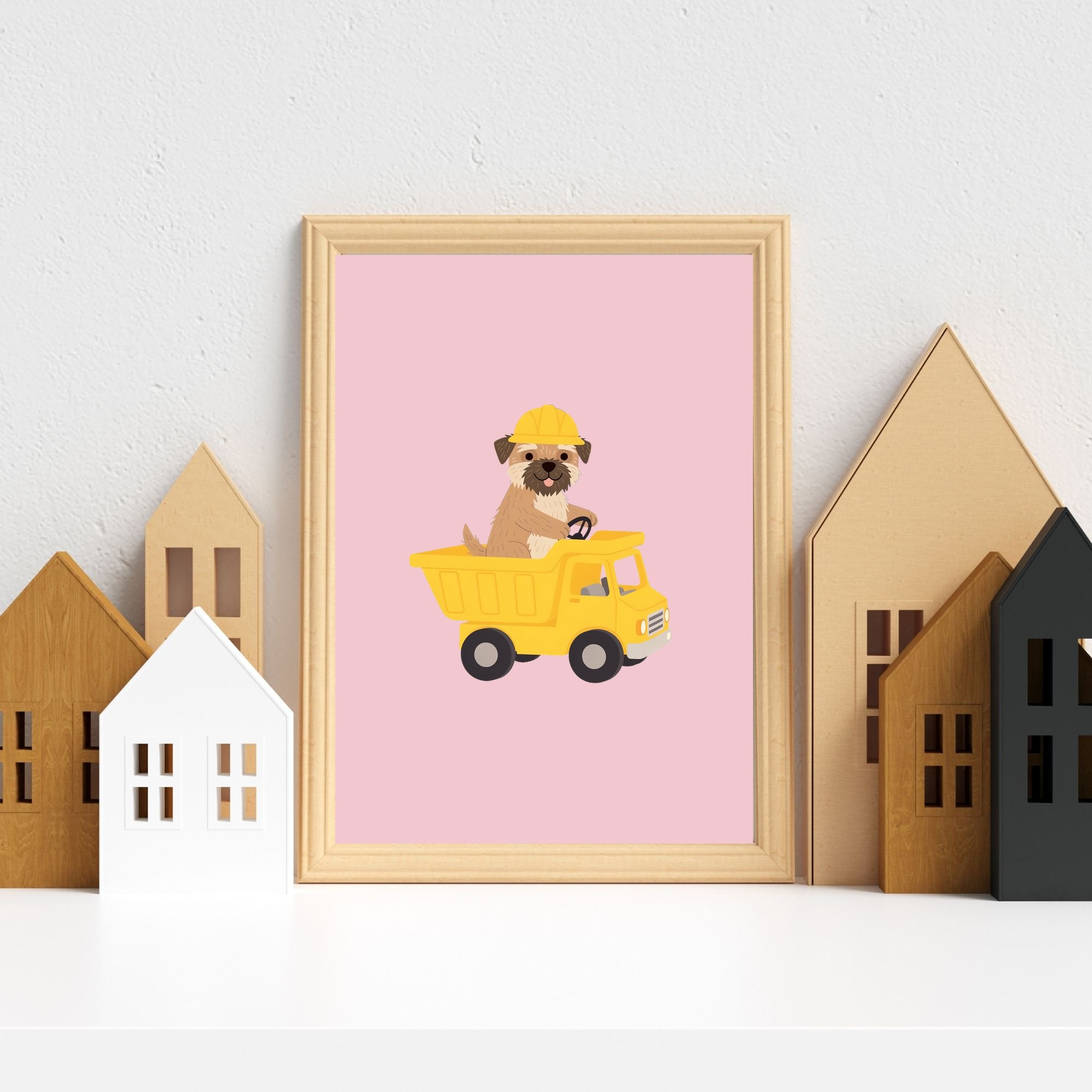 Border Terrier Kids Nursery Wall Art Print Bundle — 22 Dog Costume Designs, 5 Colours, 6 Print Sizes | Digital Download
