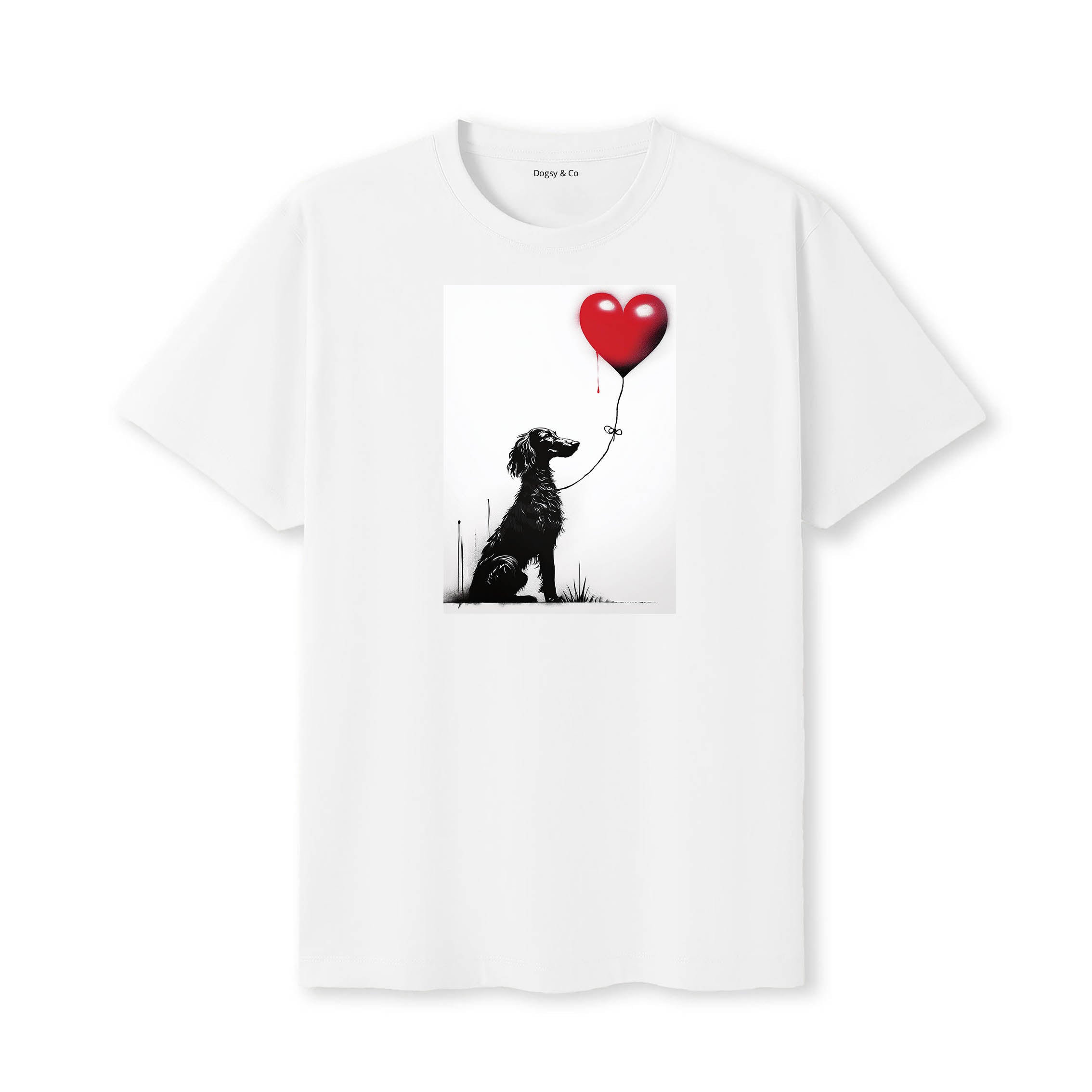 Borzoi 1 Dogsy T-Shirt White