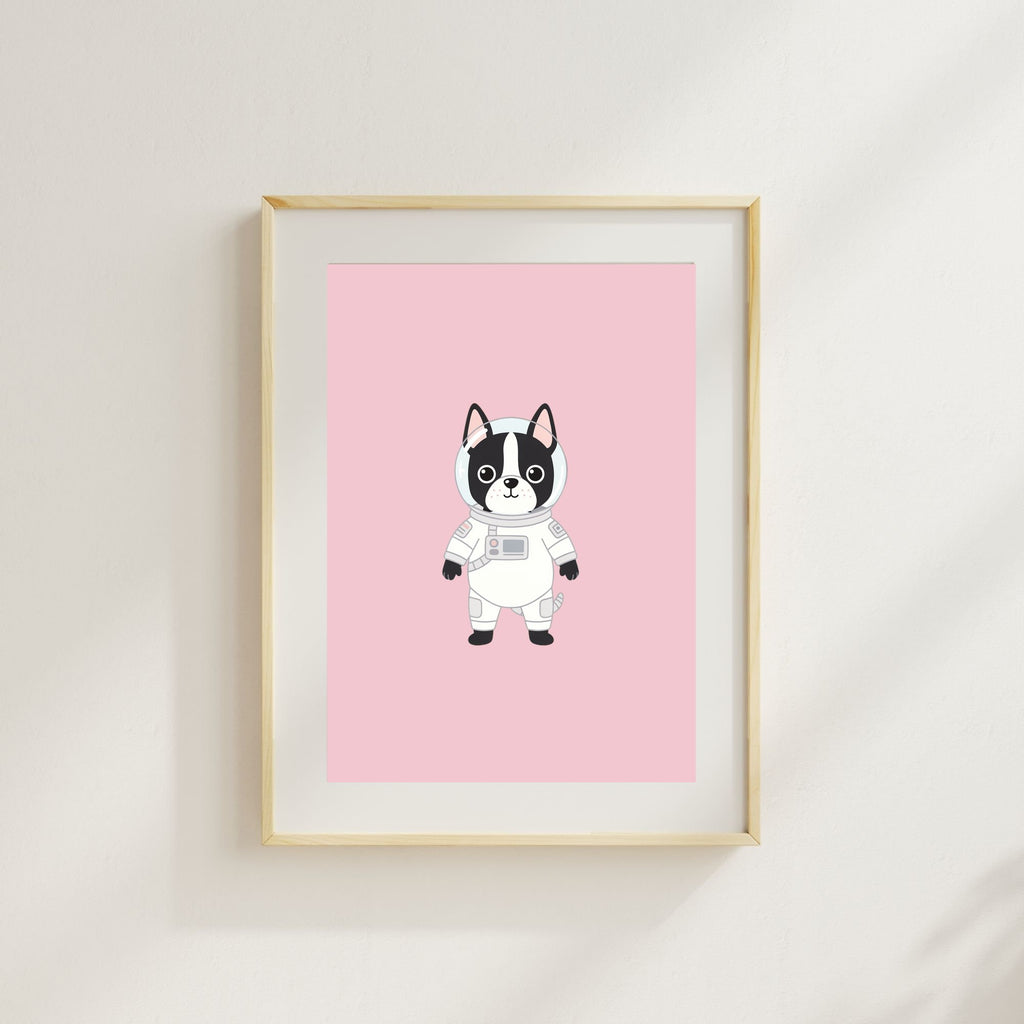Boston Terrier Kids Nursery Wall Art Print Bundle — 22 Dog Costume Designs, 5 Colours, 6 Print Sizes | Digital Download