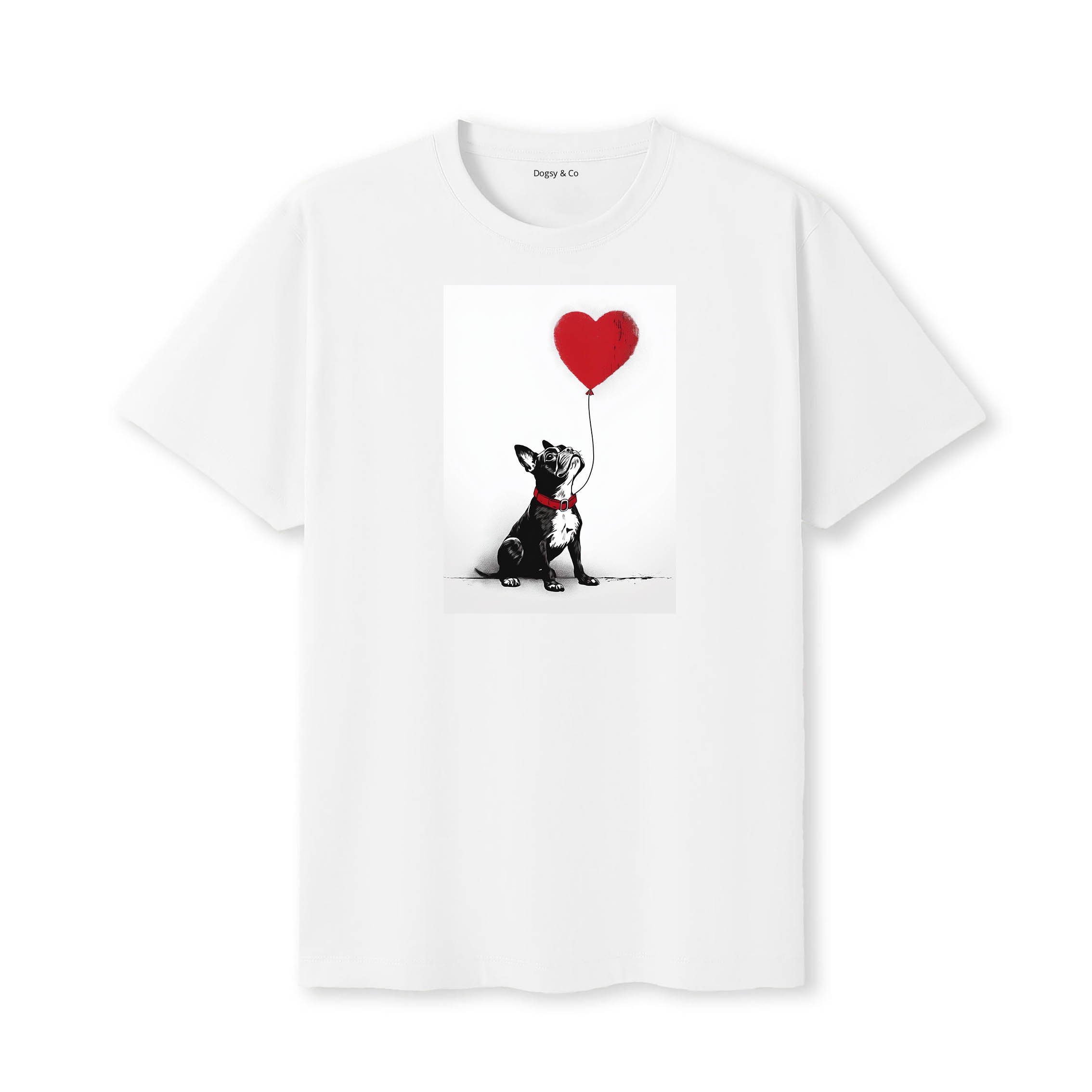 Boston Terrier 1 Dogsy T-Shirt White