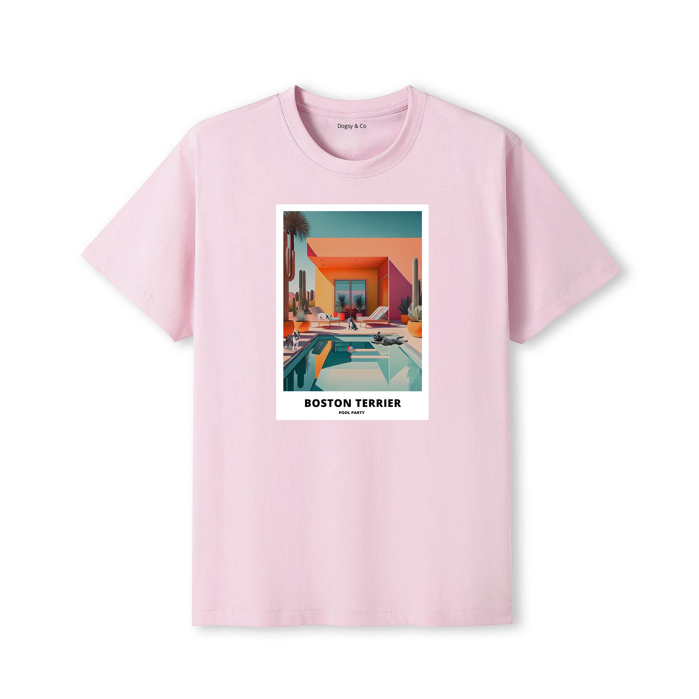 Boston Terrier Pool Party T-shirt