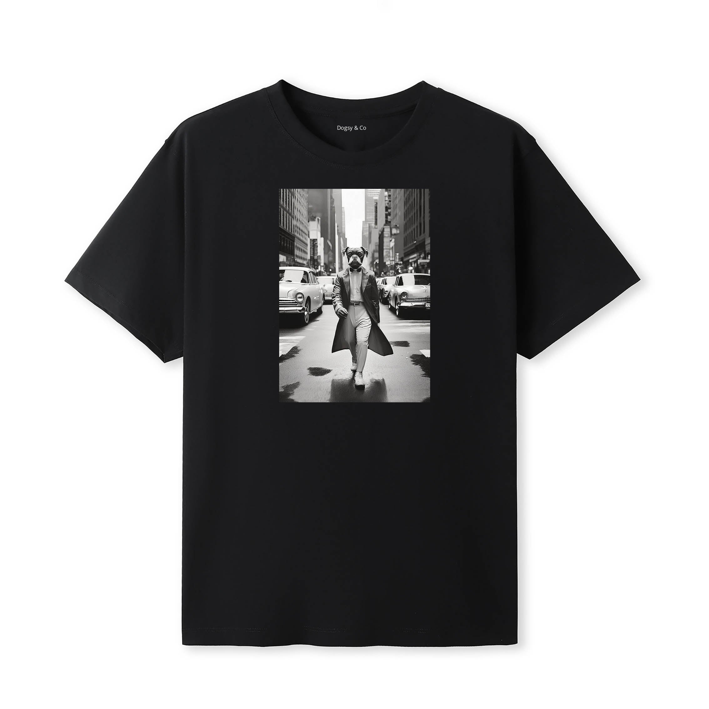 Boxer Dogsy Dean T-Shirt Black