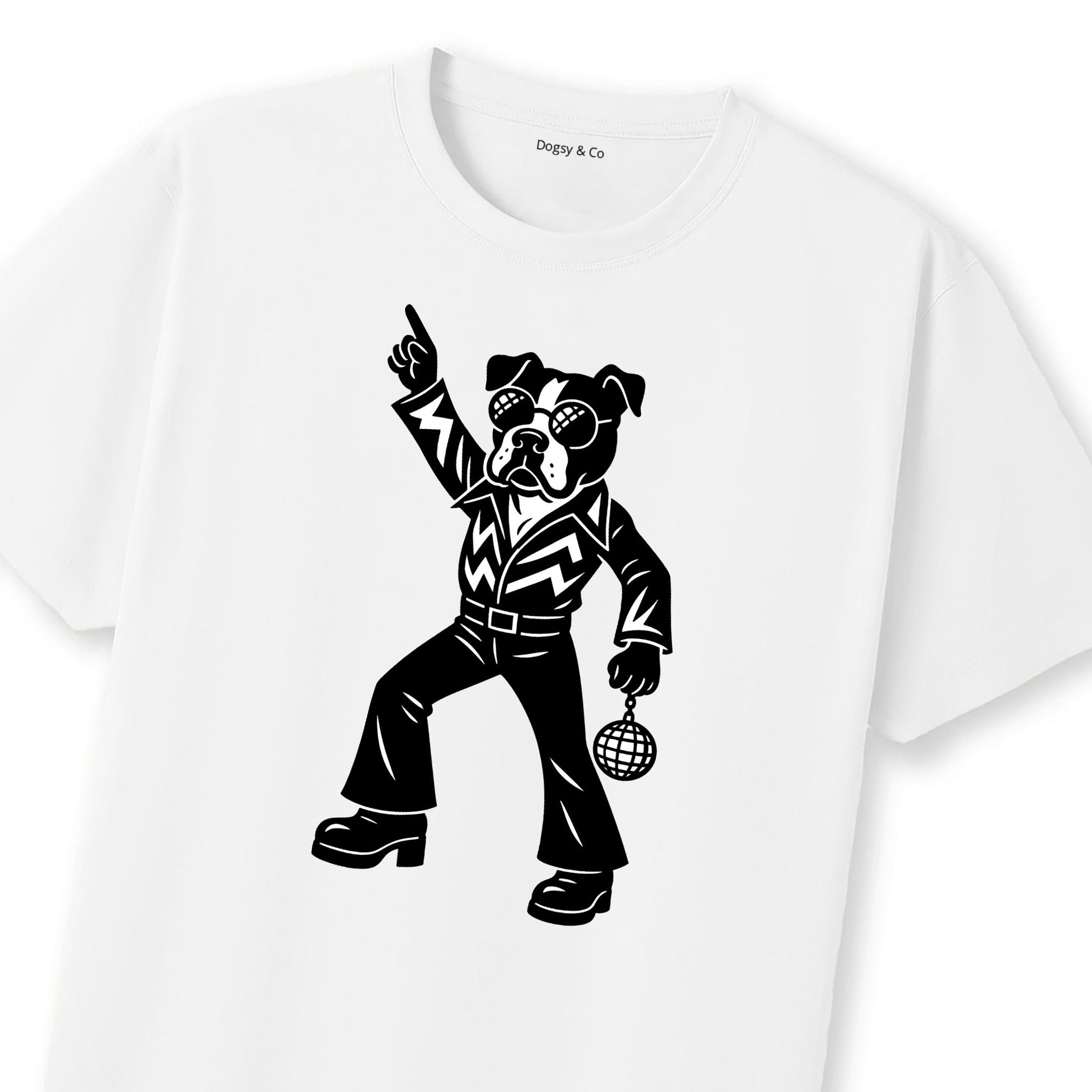 Boxer Disco Doggo T-Shirt | Dogsy & Co