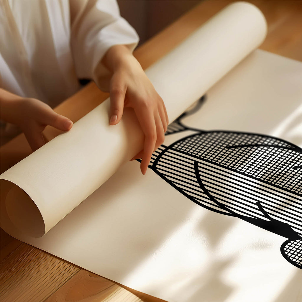 Boxer Geometric Line Art mockup