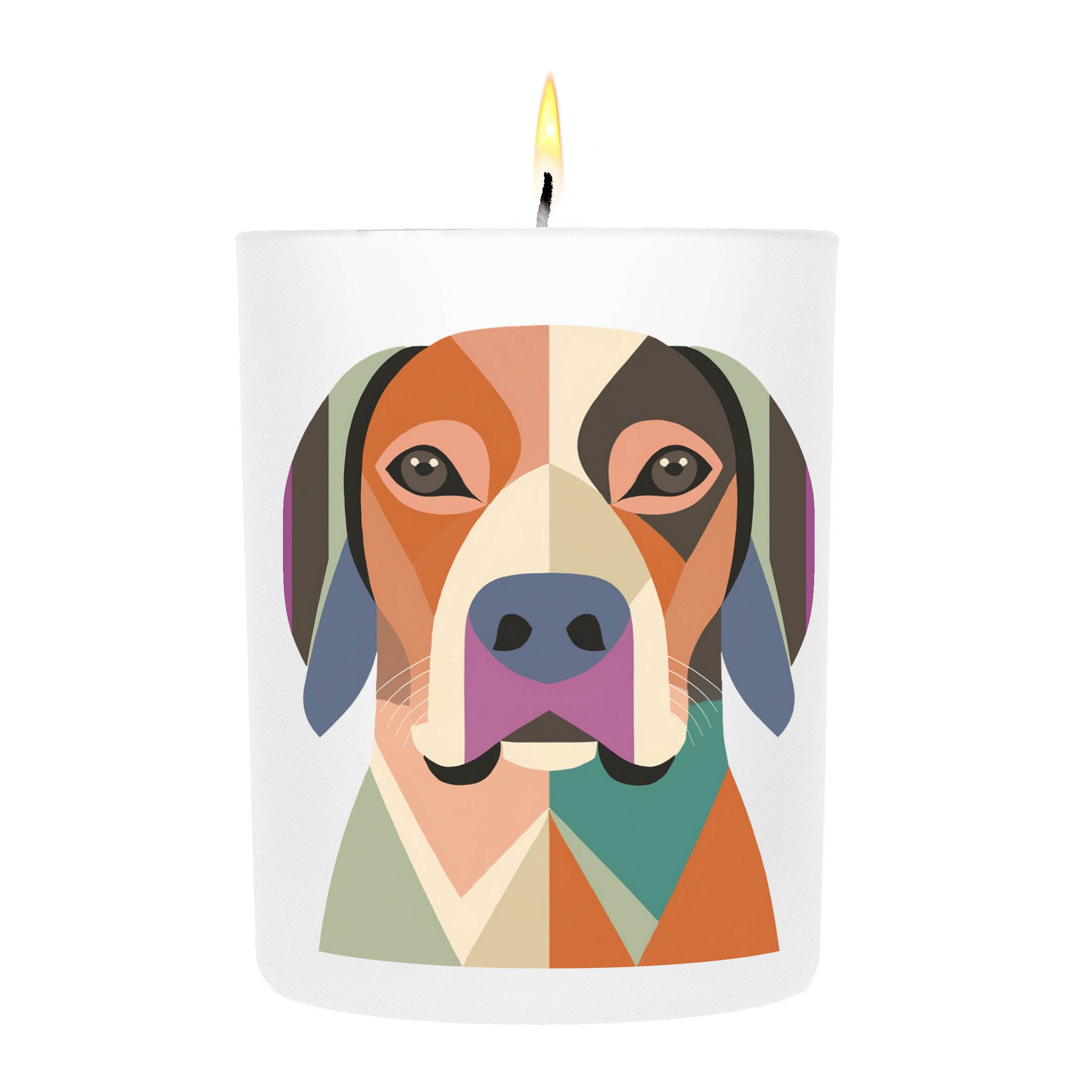 Bracco Italiano Graphic Bold Dog Candle
