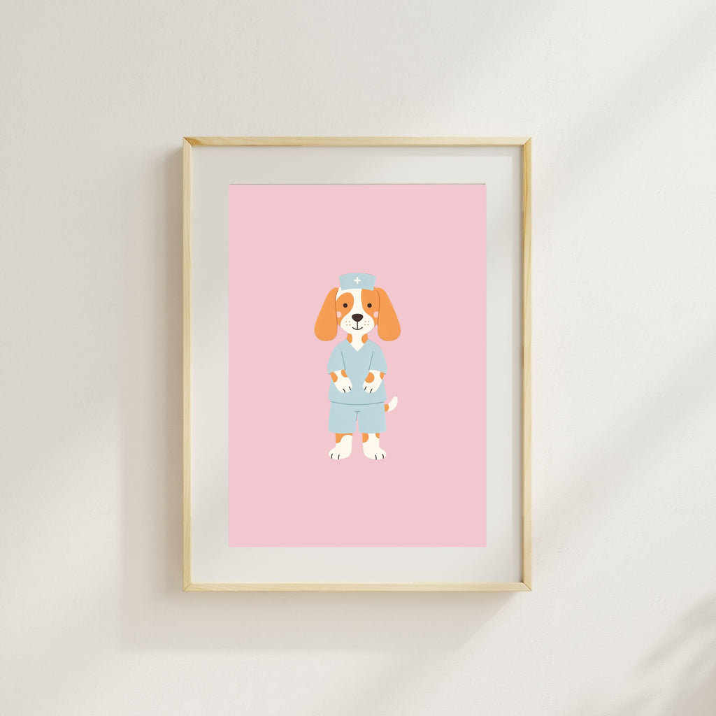 Bracco Italiano Kids Nursery Wall Art Print Bundle — 22 Dog Costume Designs, 5 Colours, 6 Print Sizes | Digital Download