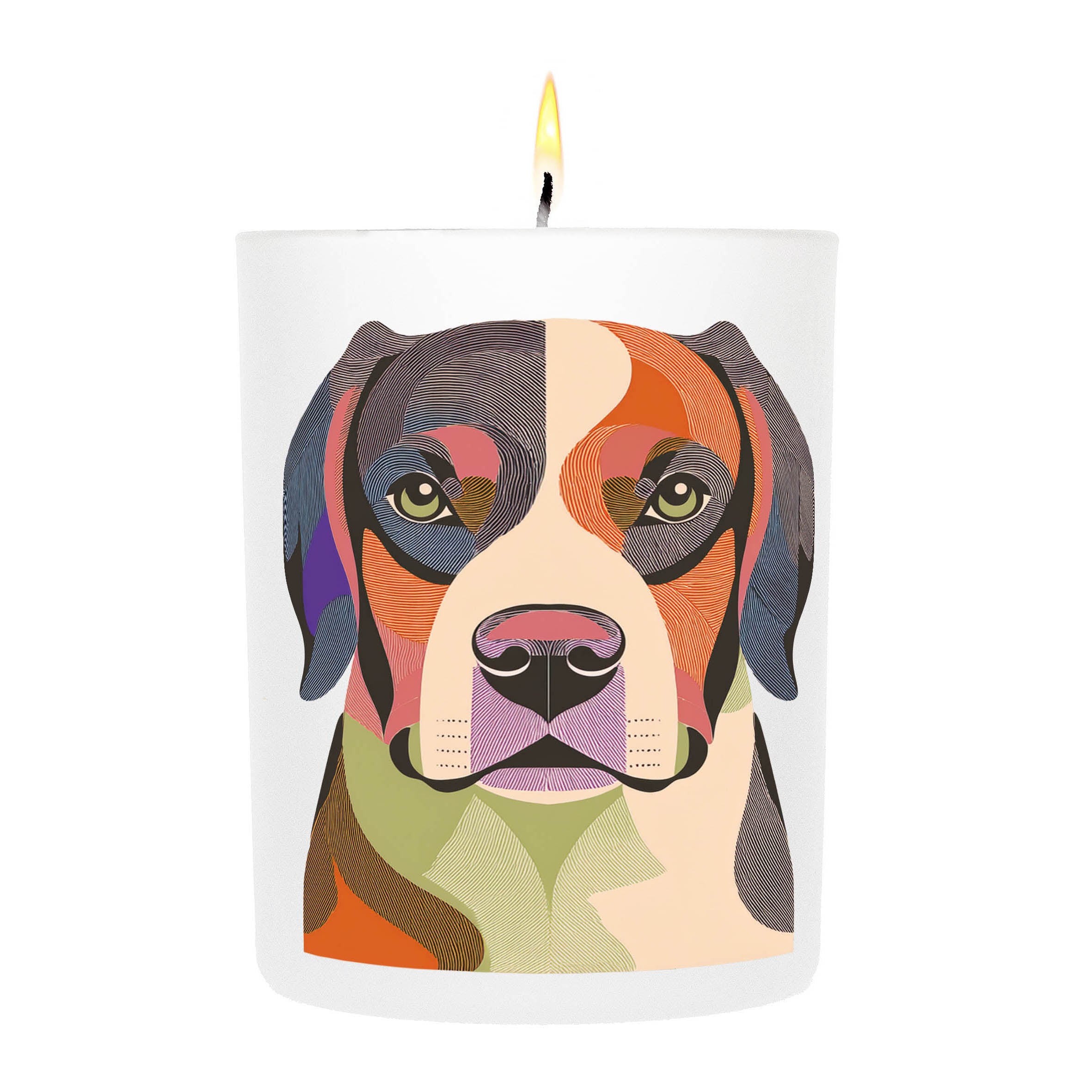 Brittany Graphic Bold Dog Candle