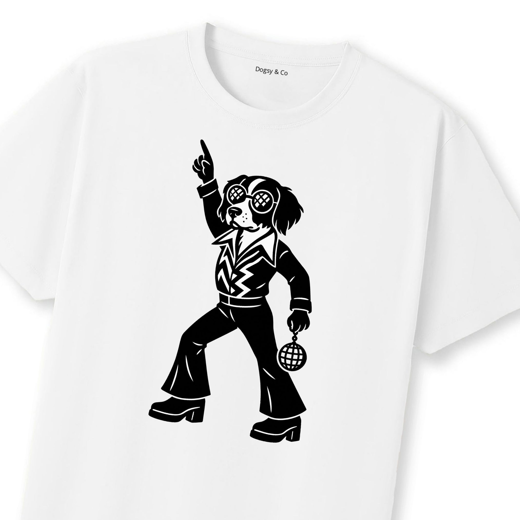 Brittany Disco Doggo T-Shirt | Dogsy & Co