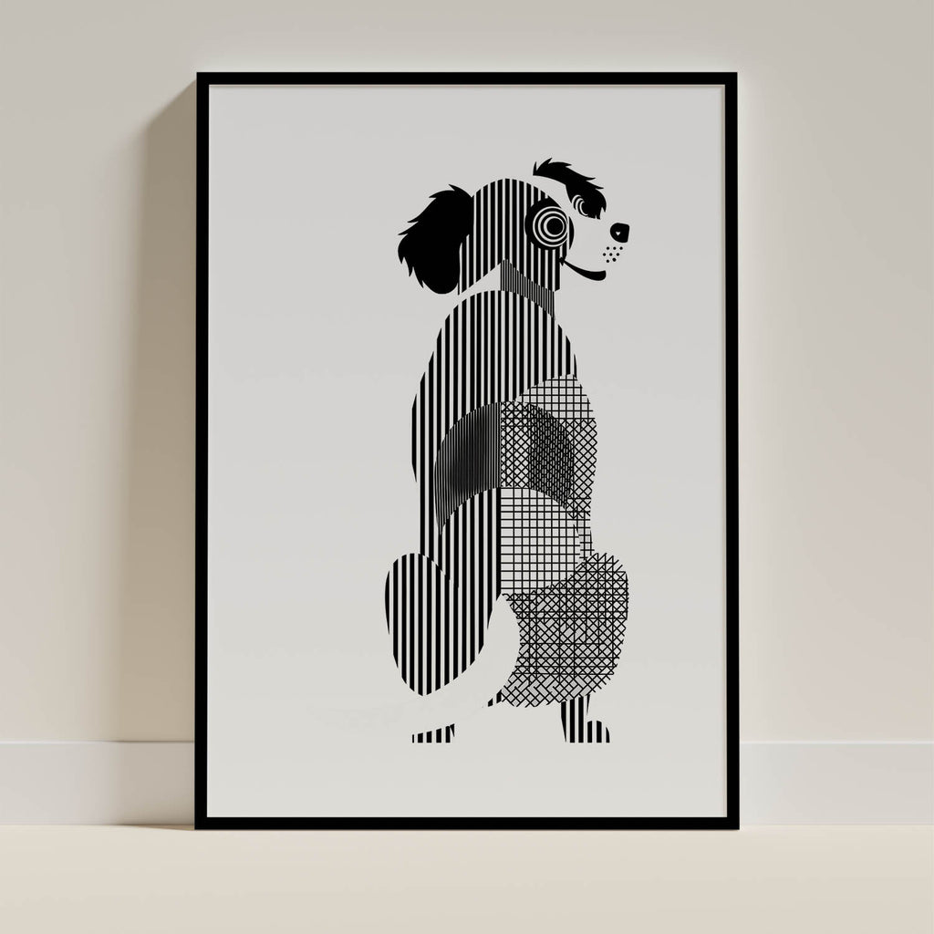 Brittany Geometric Line Art mockup