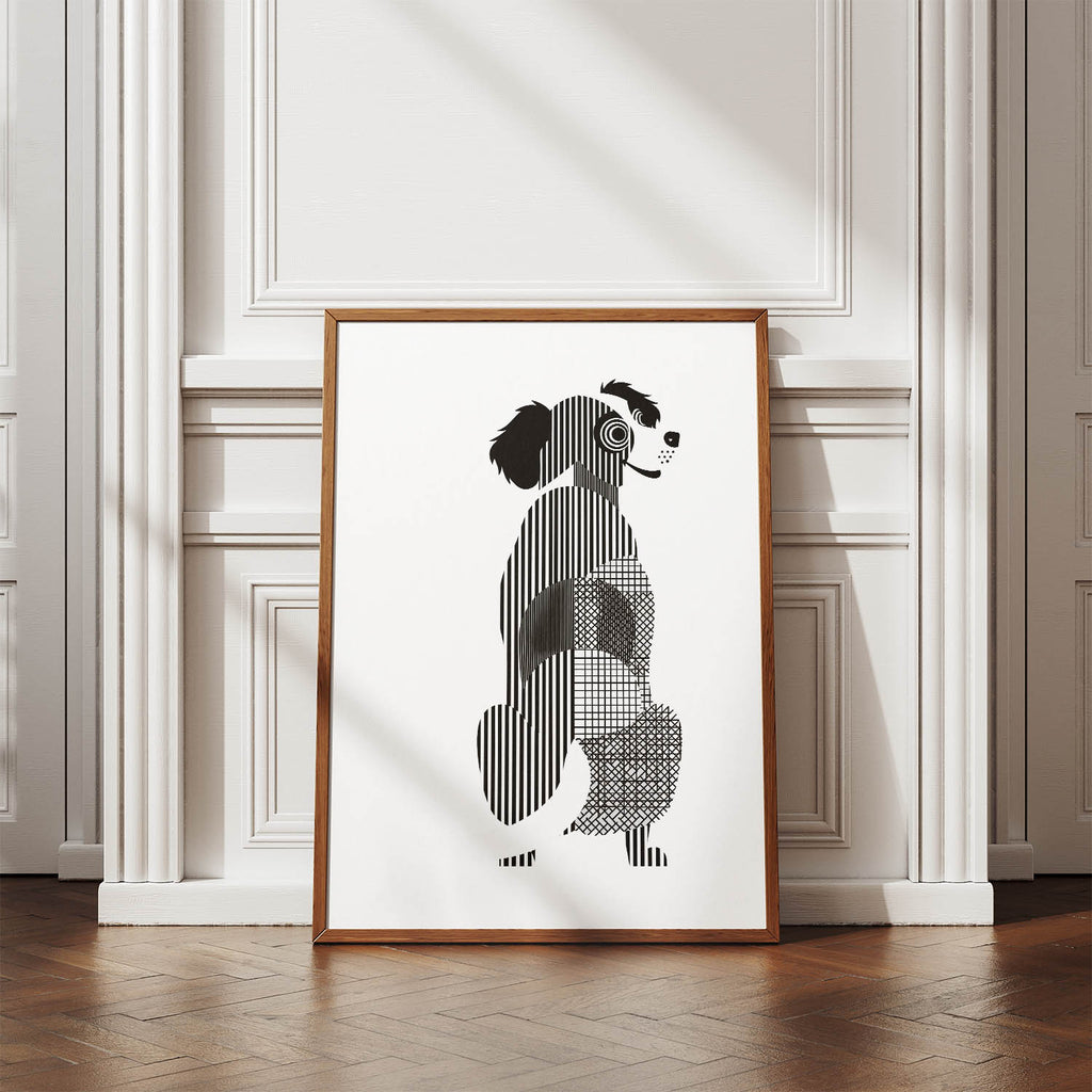 Brittany Geometric Line Art mockup