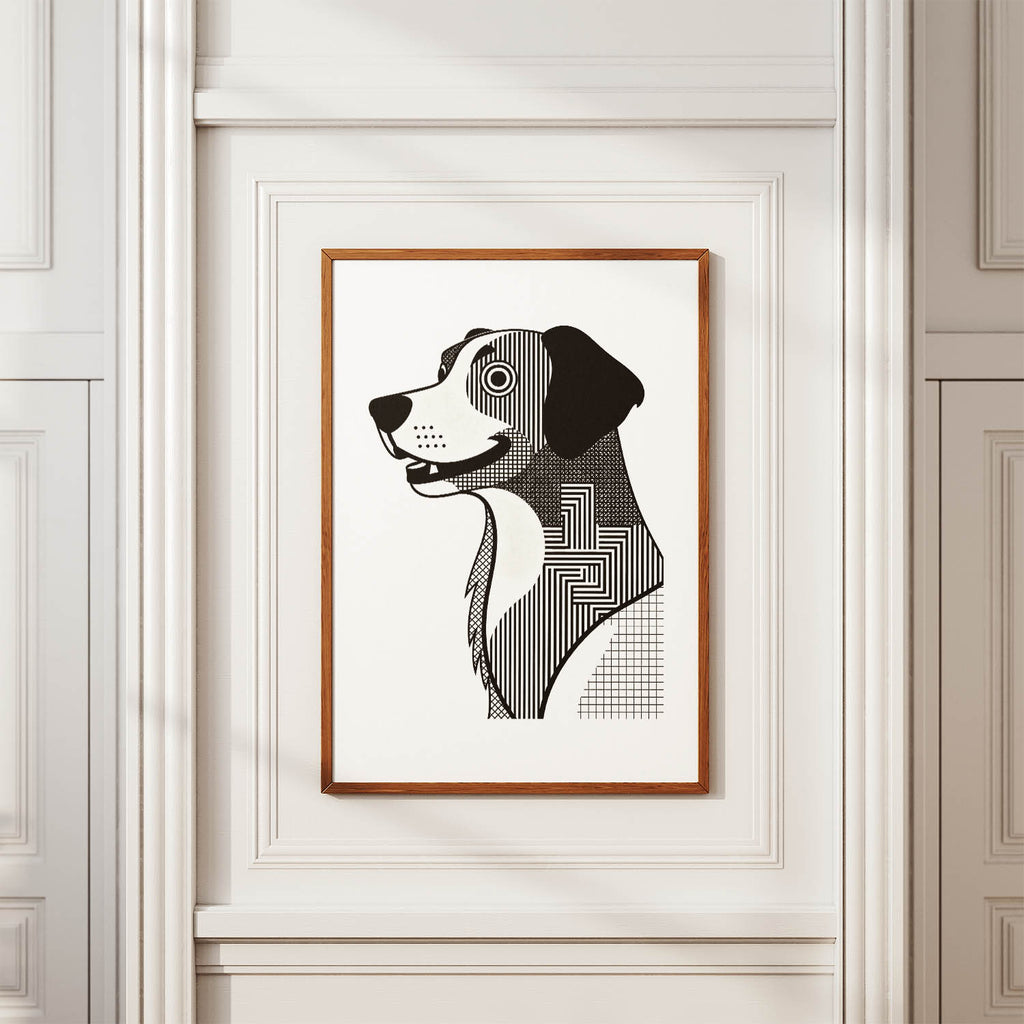 Brittany Geometric Line Art mockup