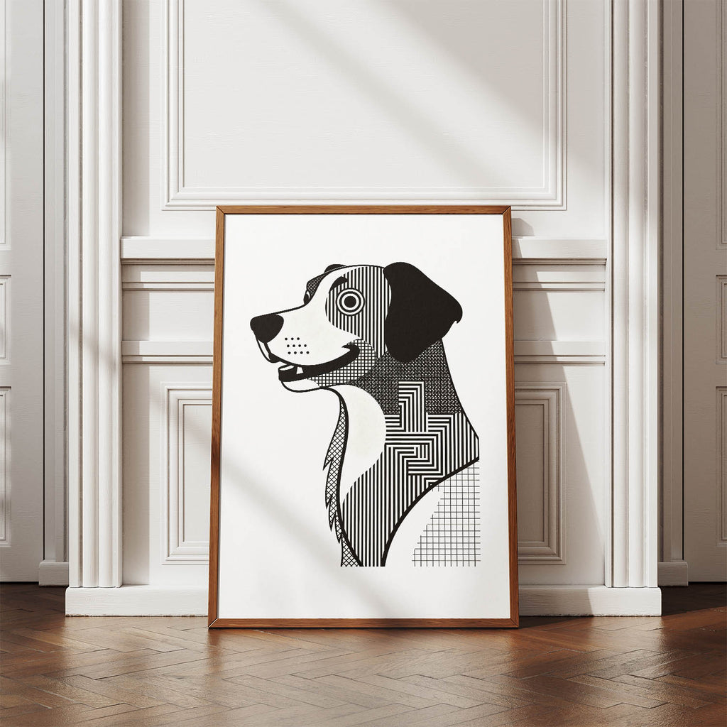 Brittany Geometric Line Art mockup
