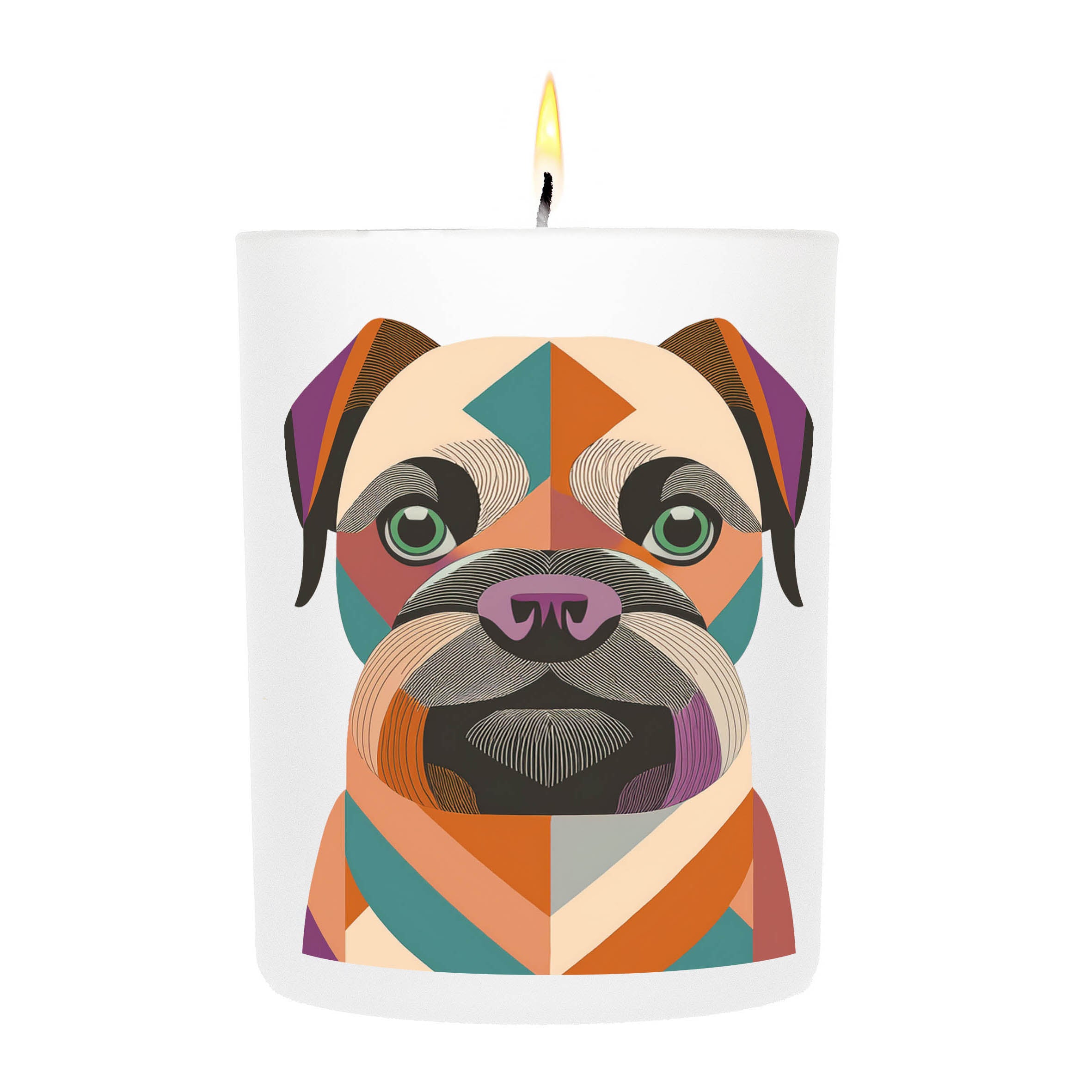 Brussels Griffon Graphic Bold Dog Candle