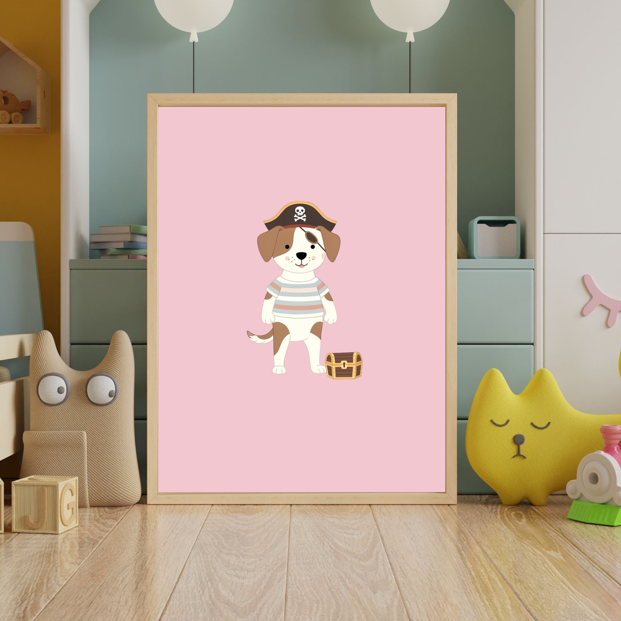 Bull Arab Kids Nursery Wall Art Print Bundle — 22 Dog Costume Designs, 5 Colours, 6 Print Sizes | Digital Download