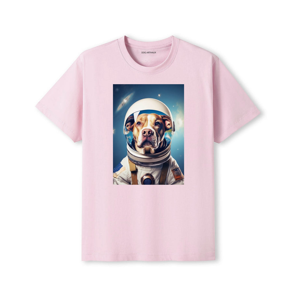 Bull Arab Astronaut Dog T-shirt - Pink
