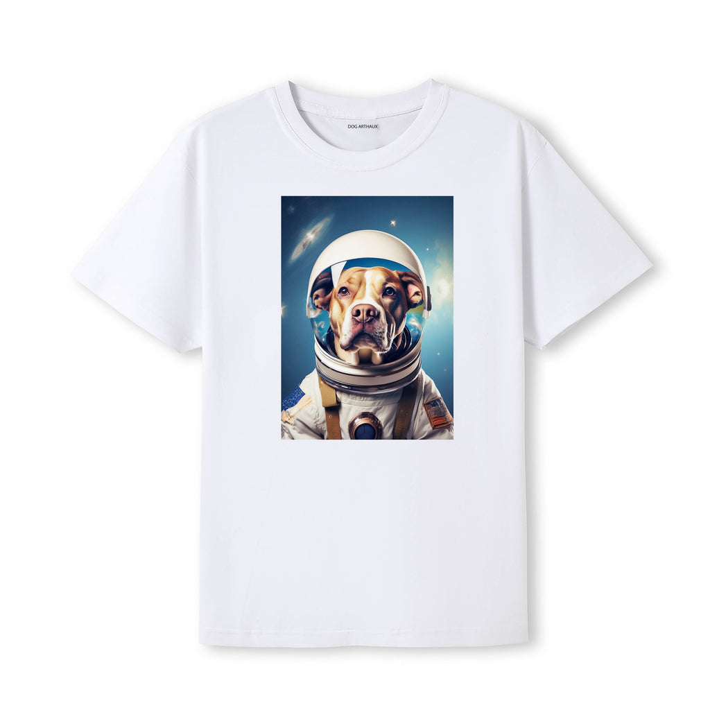 Bull Arab Astronaut Dog T-shirt - White