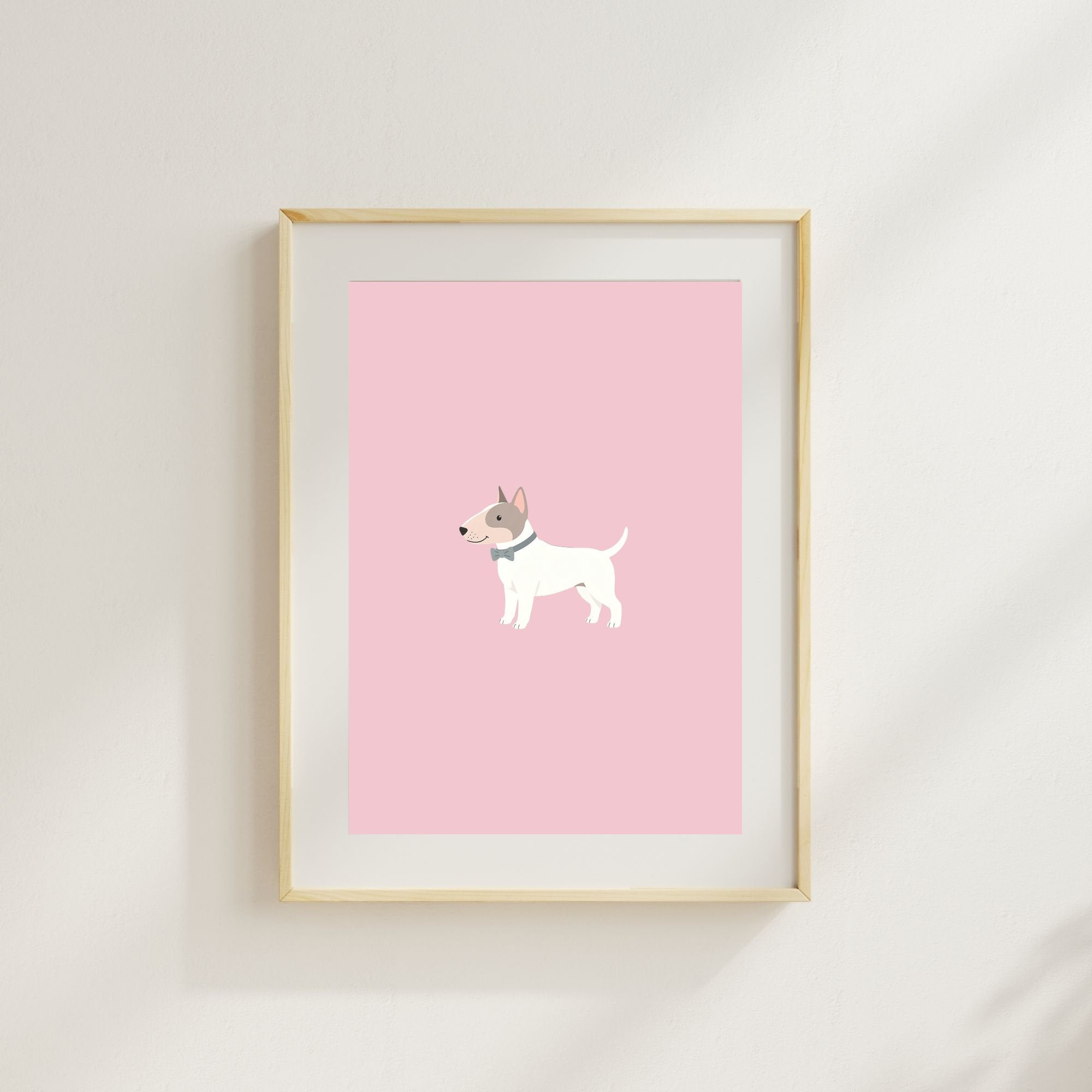 Bull Terrier Kids Nursery Wall Art Print Bundle — 22 Dog Costume Designs, 5 Colours, 6 Print Sizes | Digital Download