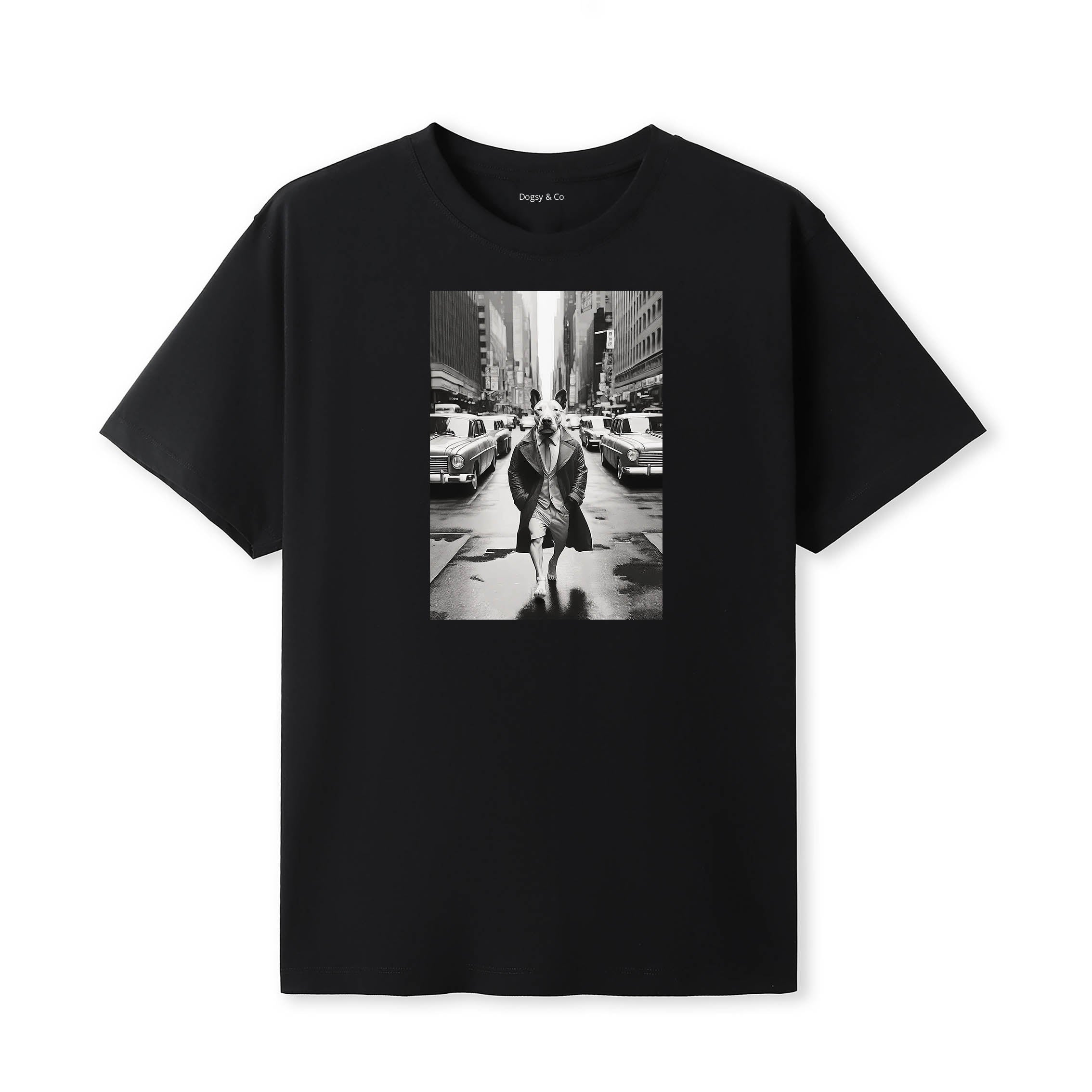 Bull Terrier Dogsy Dean T-Shirt Black