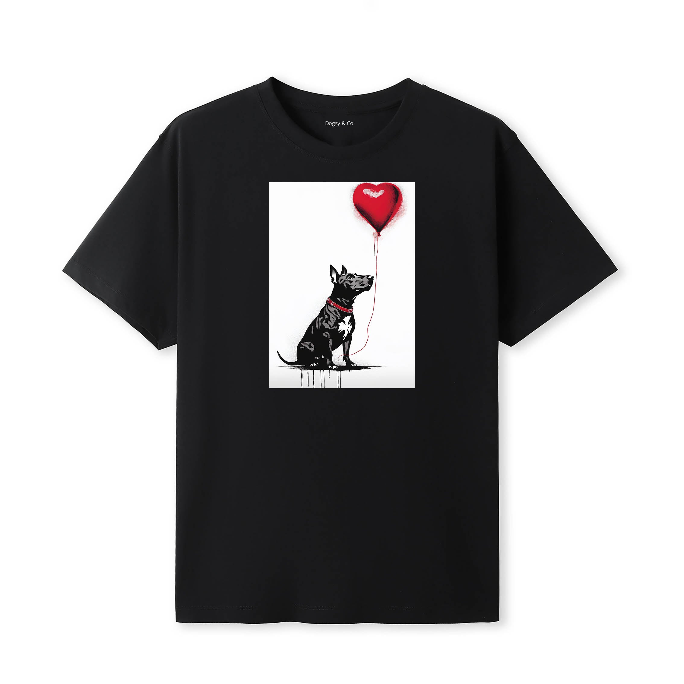 Bull Terrier 1 Dogsy T-Shirt Black