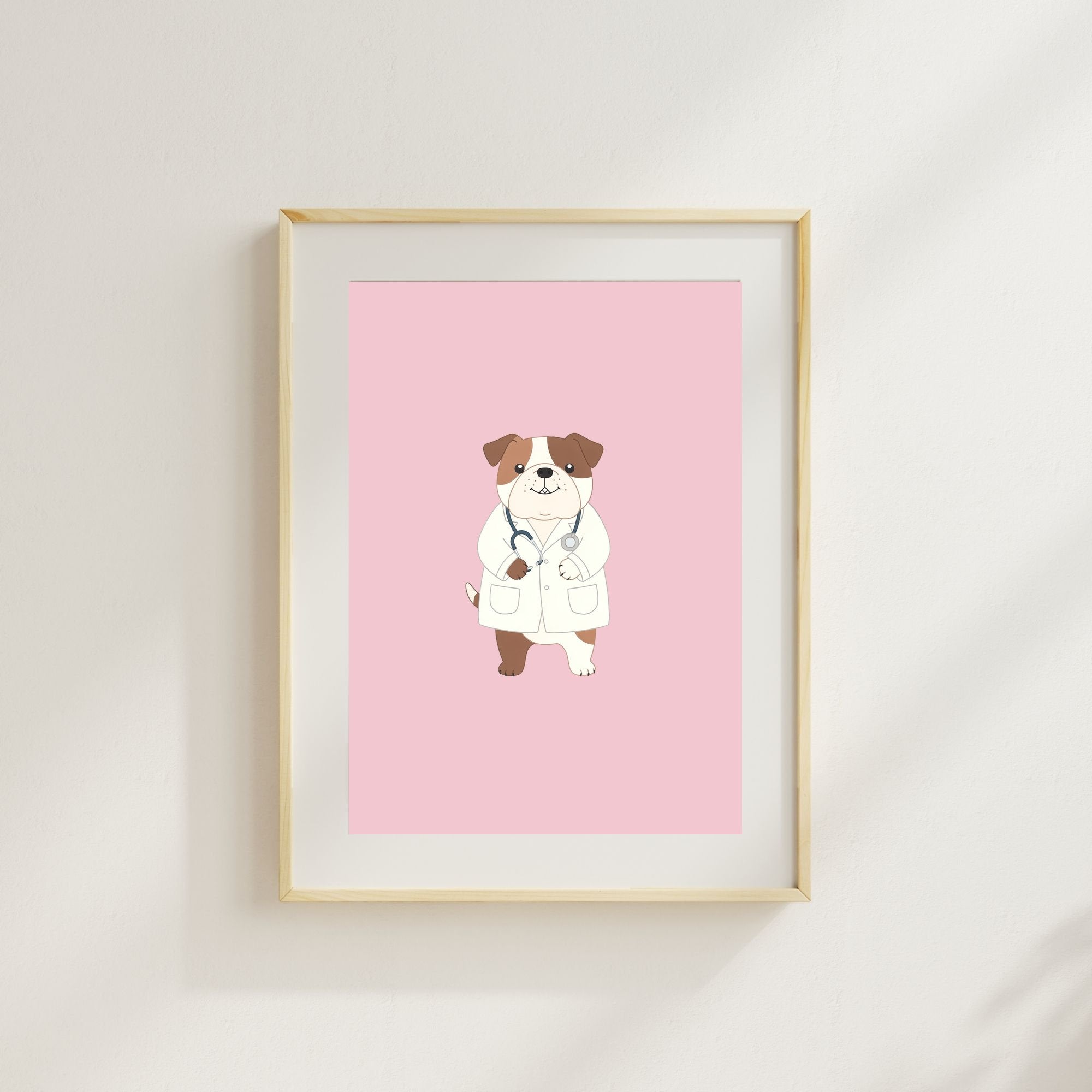 Bulldog Kids Nursery Wall Art Print Bundle — 22 Dog Costume Designs, 5 Colours, 6 Print Sizes | Digital Download