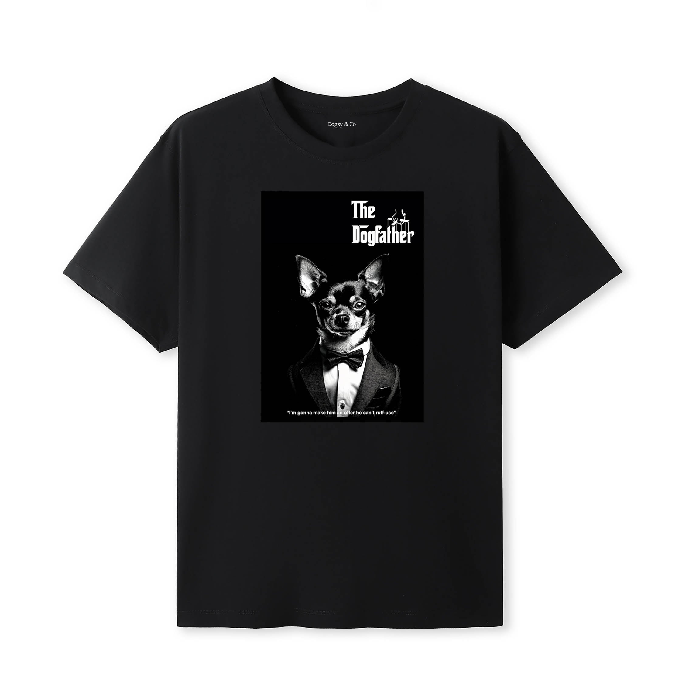 Chihuahua Dogfather T-Shirt Artwork