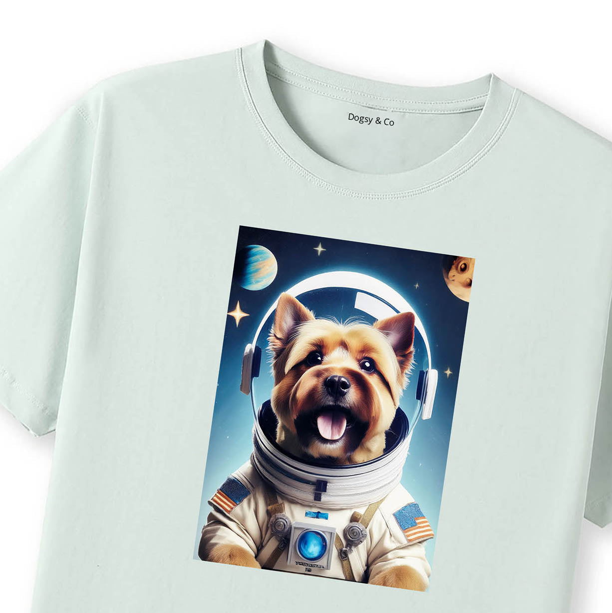 Mint T-Shirt Close Up