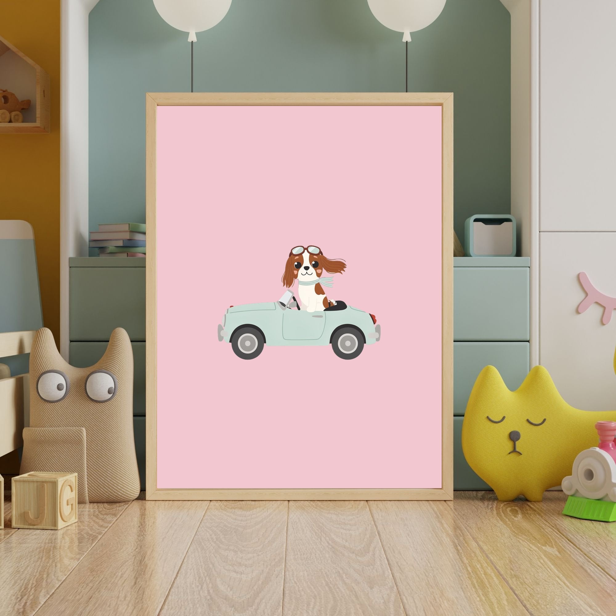 Cavalier Spaniel Kids Nursery Wall Art Print Bundle — 22 Dog Costume Designs, 5 Colours, 6 Print Sizes | Digital Download