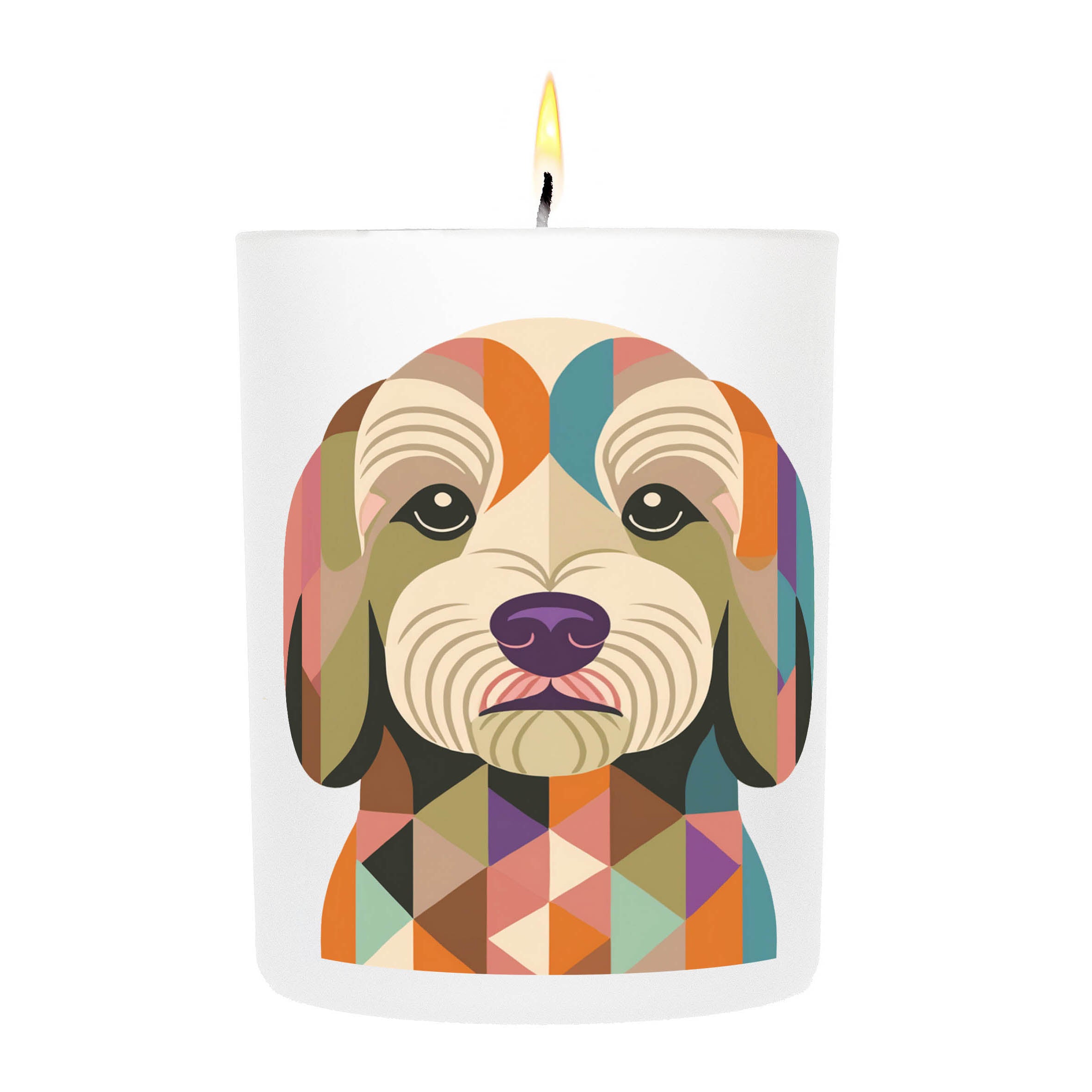 Cavoodle Graphic Bold Dog Candle