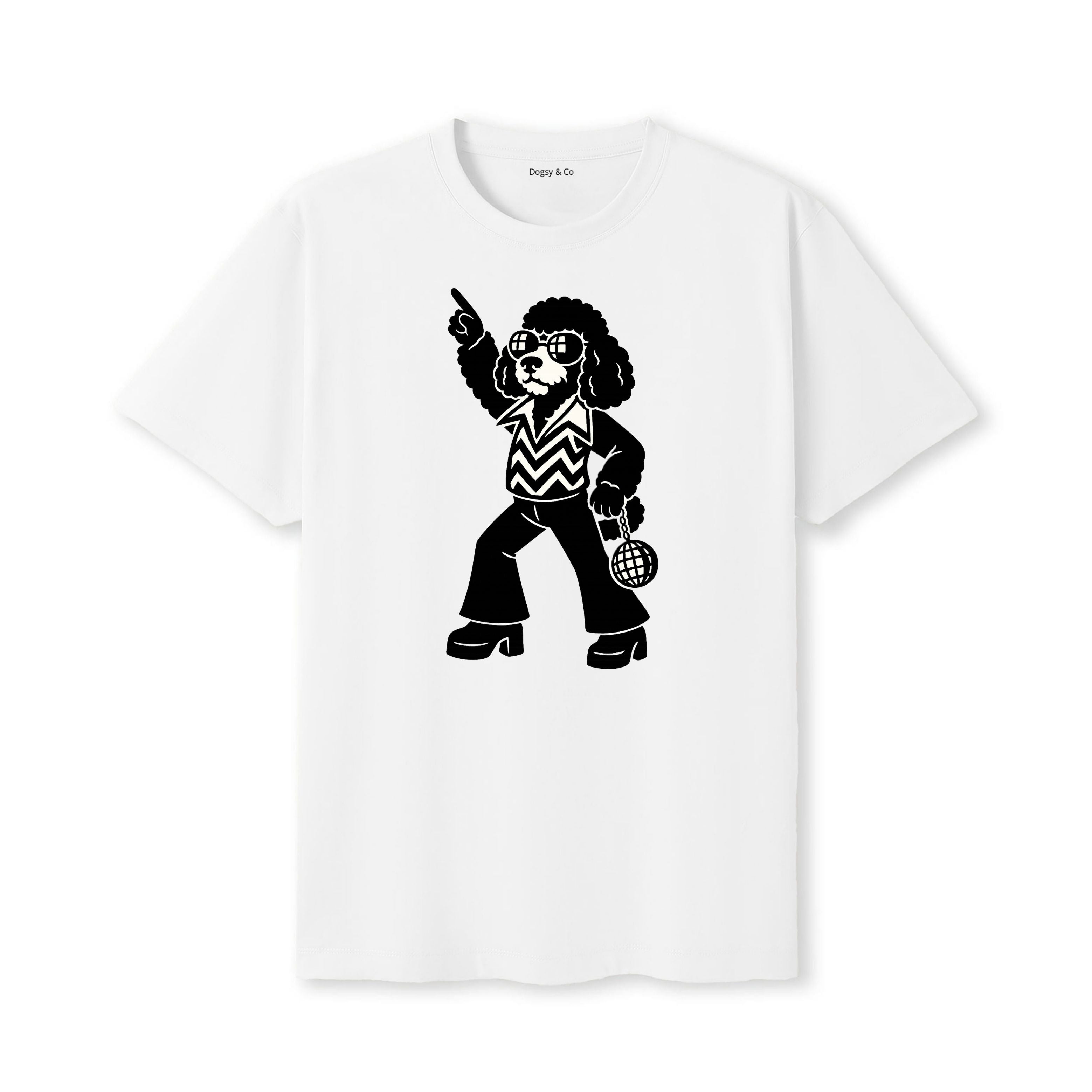 Cavoodle Disco Doggo T-Shirt - alternate view