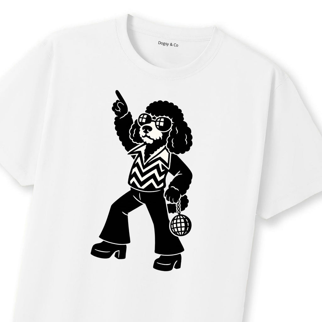 Cavoodle Disco Doggo T-Shirt | Dogsy & Co