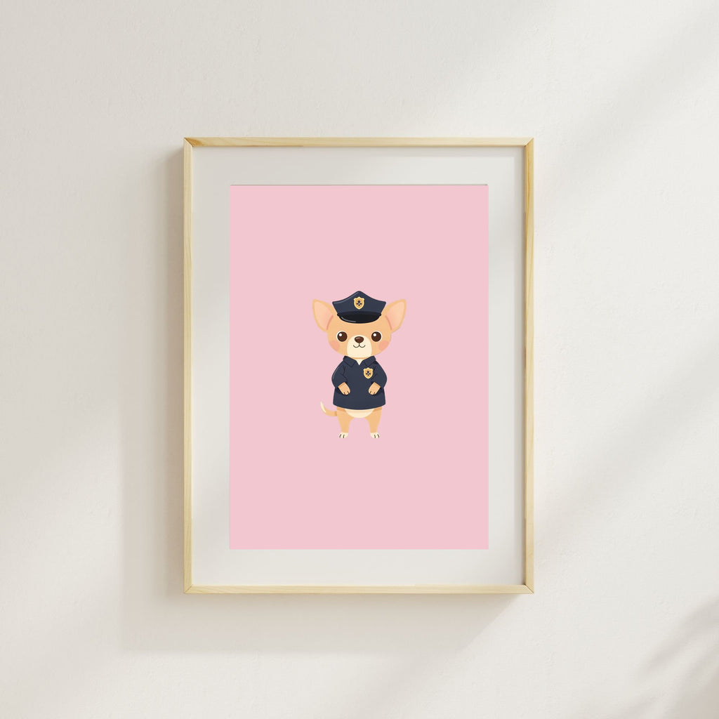 Chihuahua Kids Nursery Wall Art Print Bundle — 22 Dog Costume Designs, 5 Colours, 6 Print Sizes | Digital Download