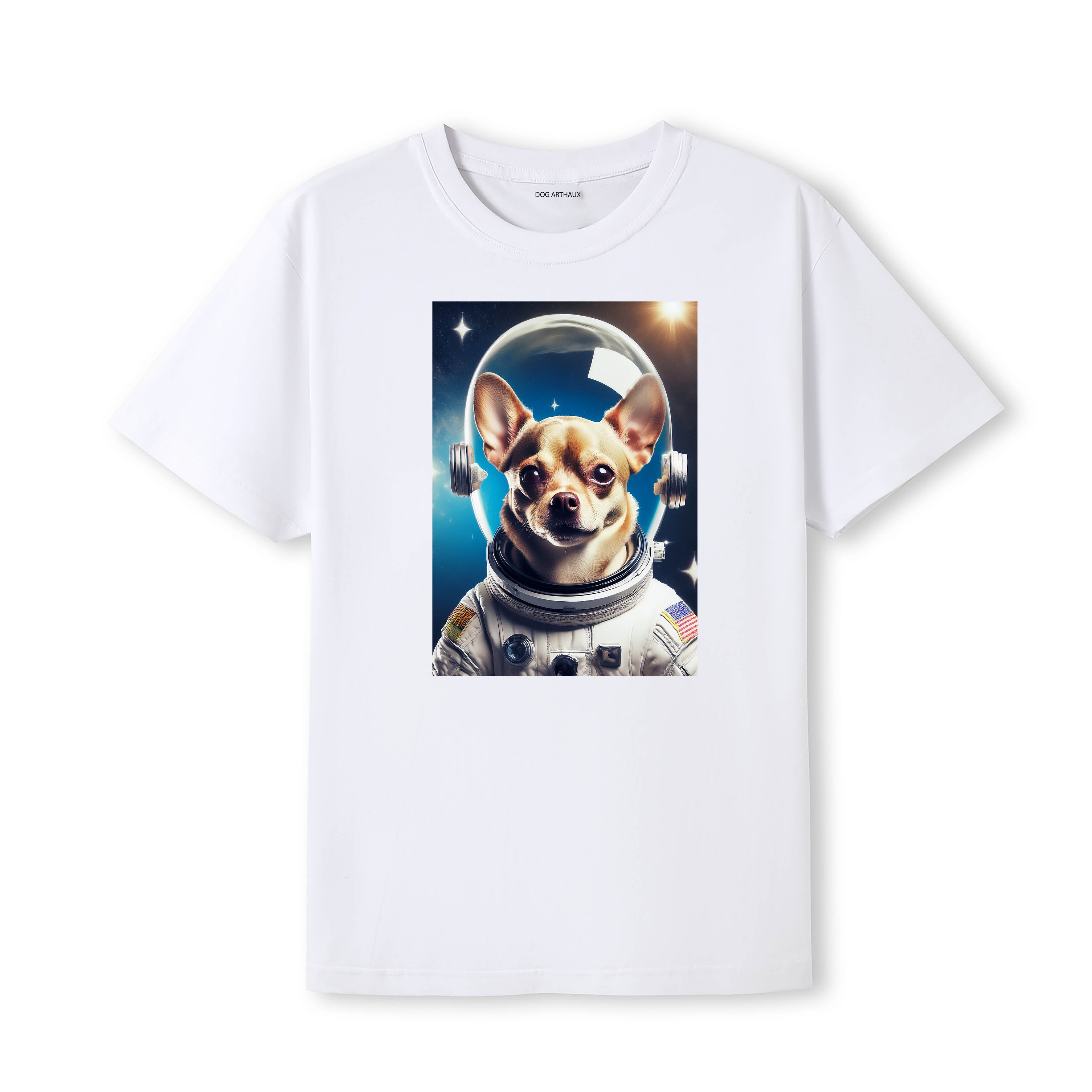 Chihuahua Astronaut Dog T-shirt