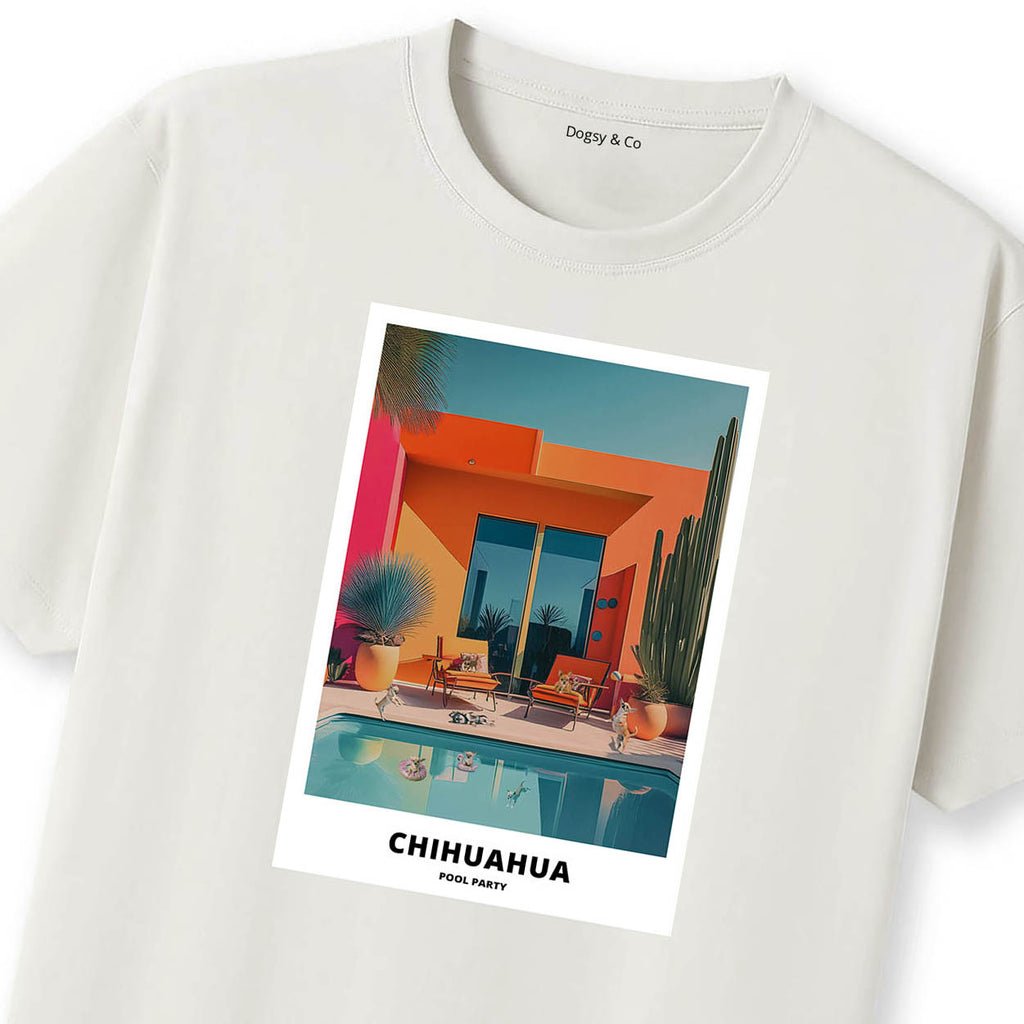 Chihuahua Pool Party T-shirt