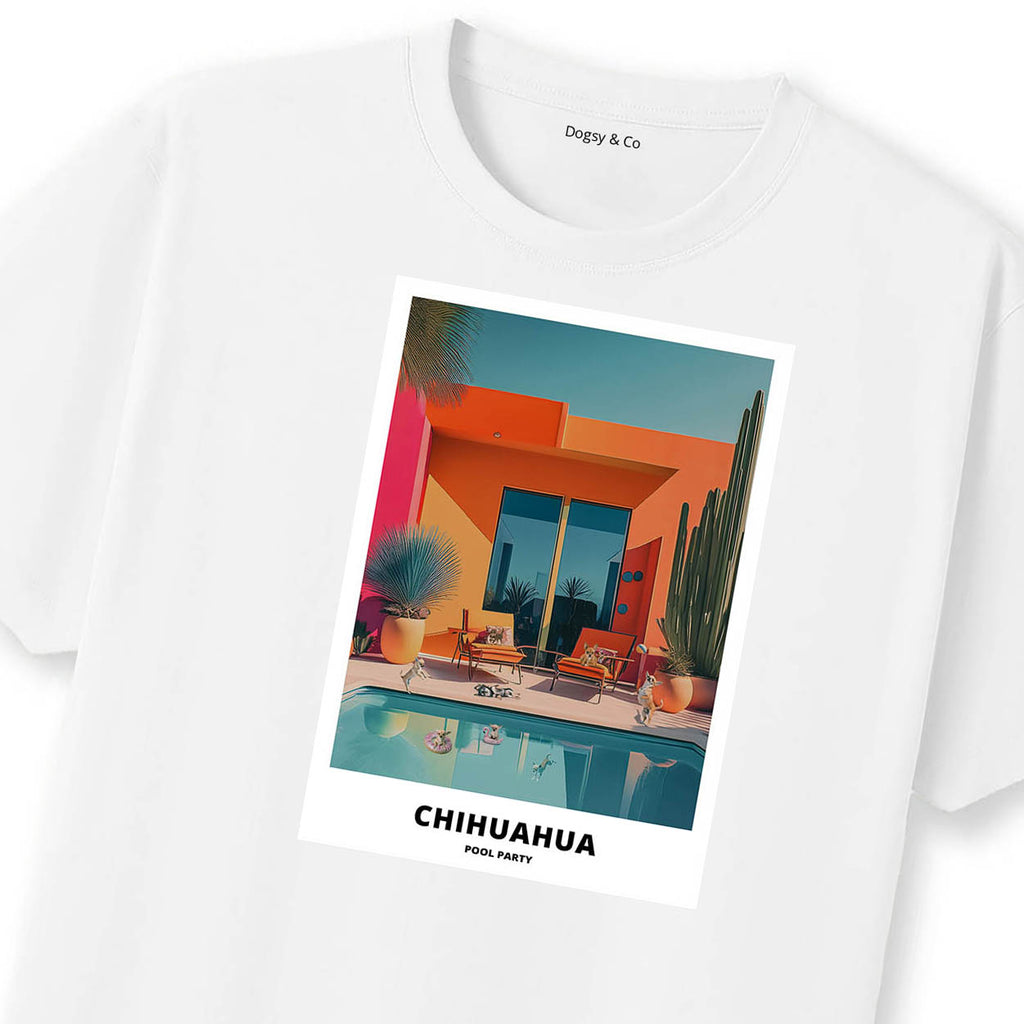 Chihuahua Pool Party T-shirt