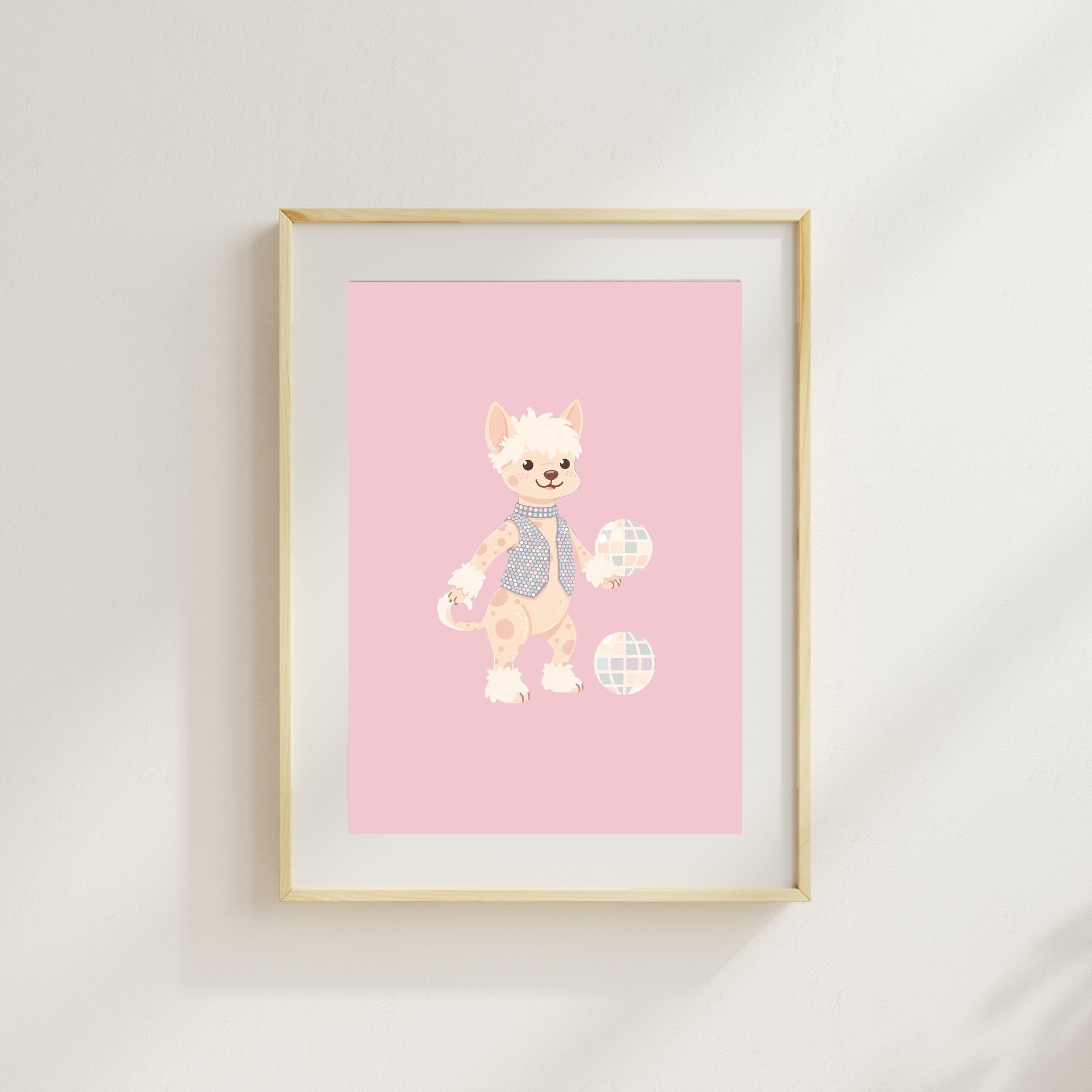 Chinese Crested Kids Nursery Wall Art Print Bundle — 22 Dog Costume Designs, 5 Colours, 6 Print Sizes | Digital Download