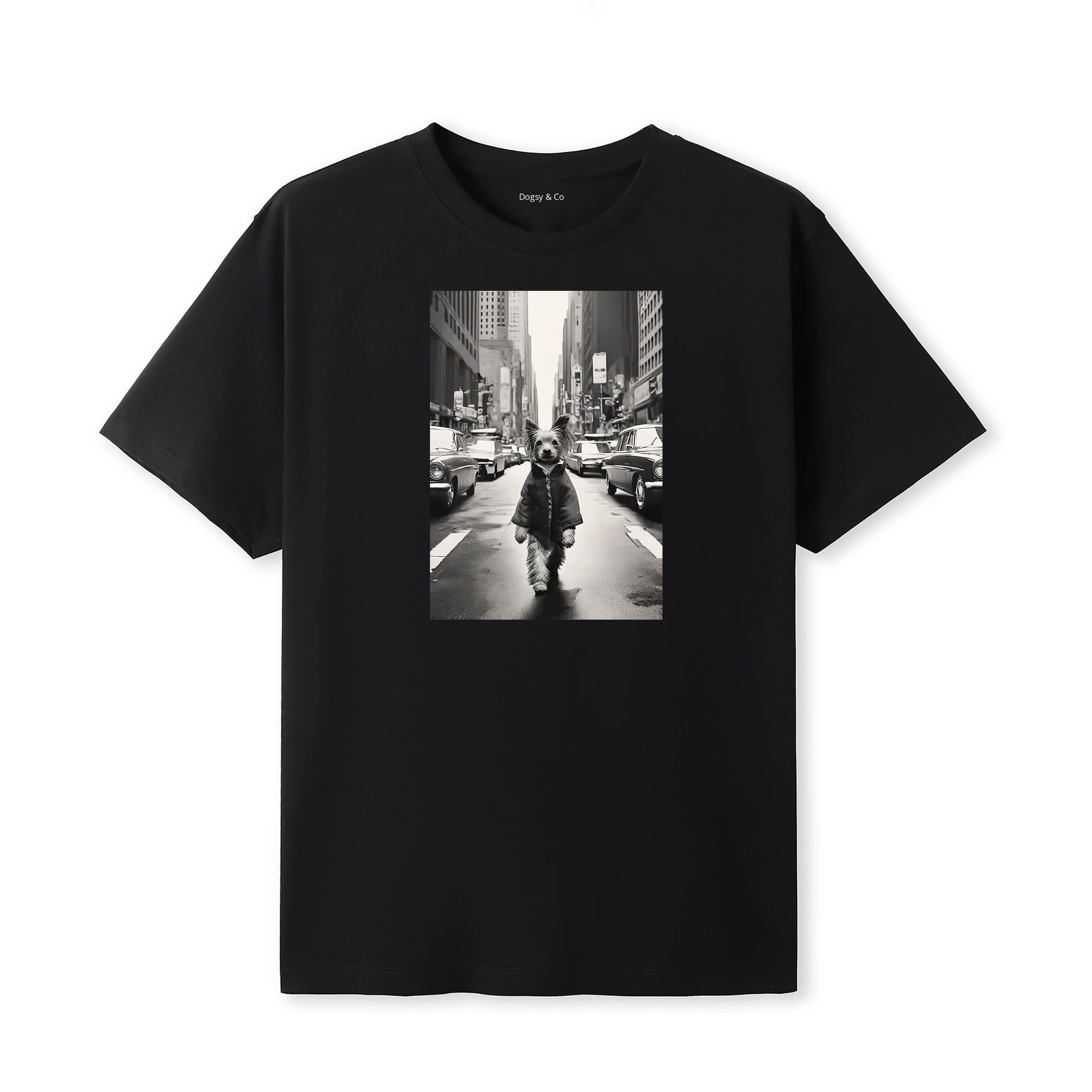 Chinese Crested Dogsy Dean T-Shirt Black
