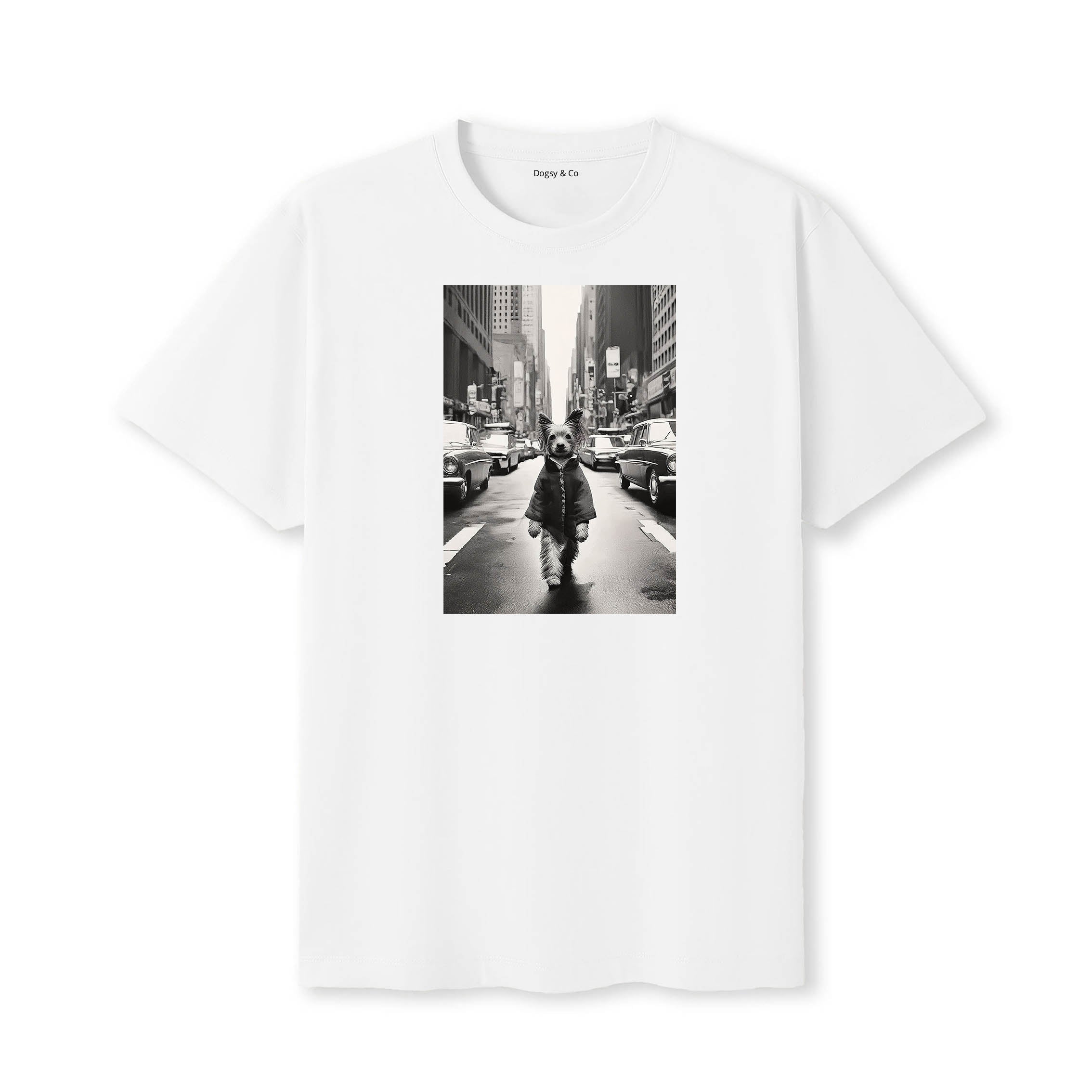Chinese Crested Dogsy Dean T-Shirt White